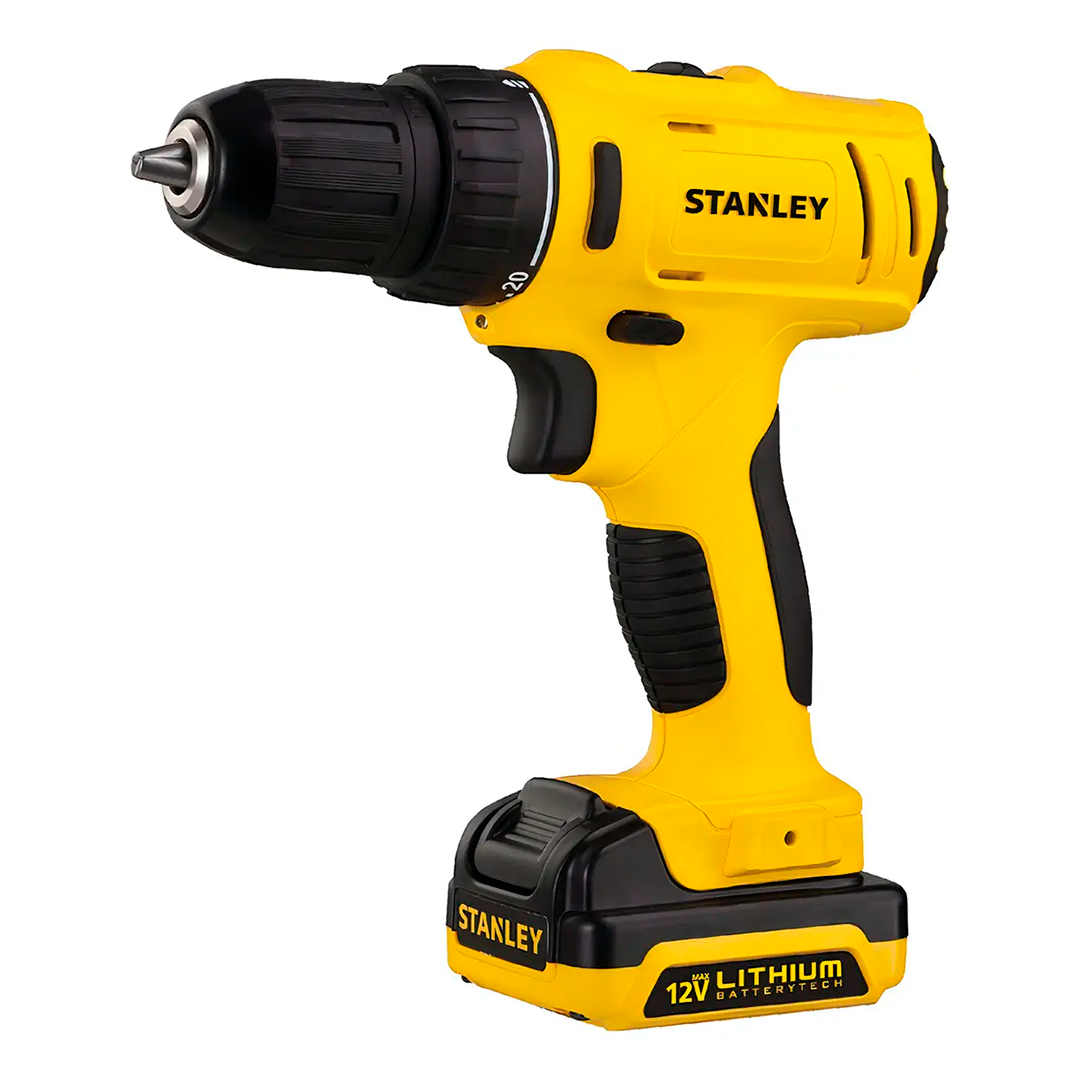 Furadeira e Parafusadeira Impacto Stanley SCD121S2K-BR 3/8”