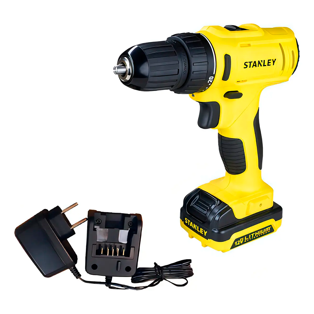 Furadeira e Parafusadeira Impacto Stanley SCD121S2K-BR 3/8”