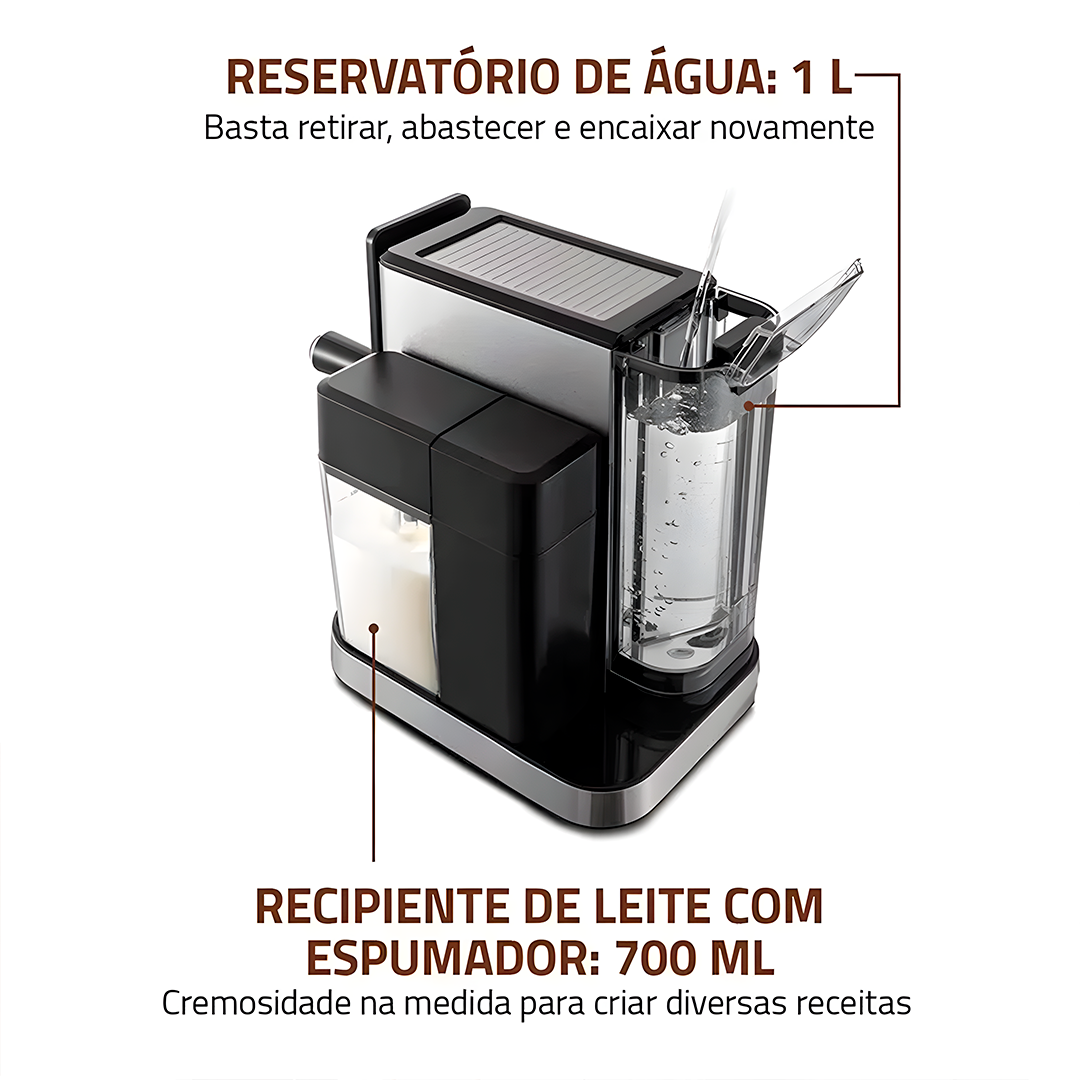 Cafeteira Espresso Automática Mondial CCL-01-20 Touch 1250W