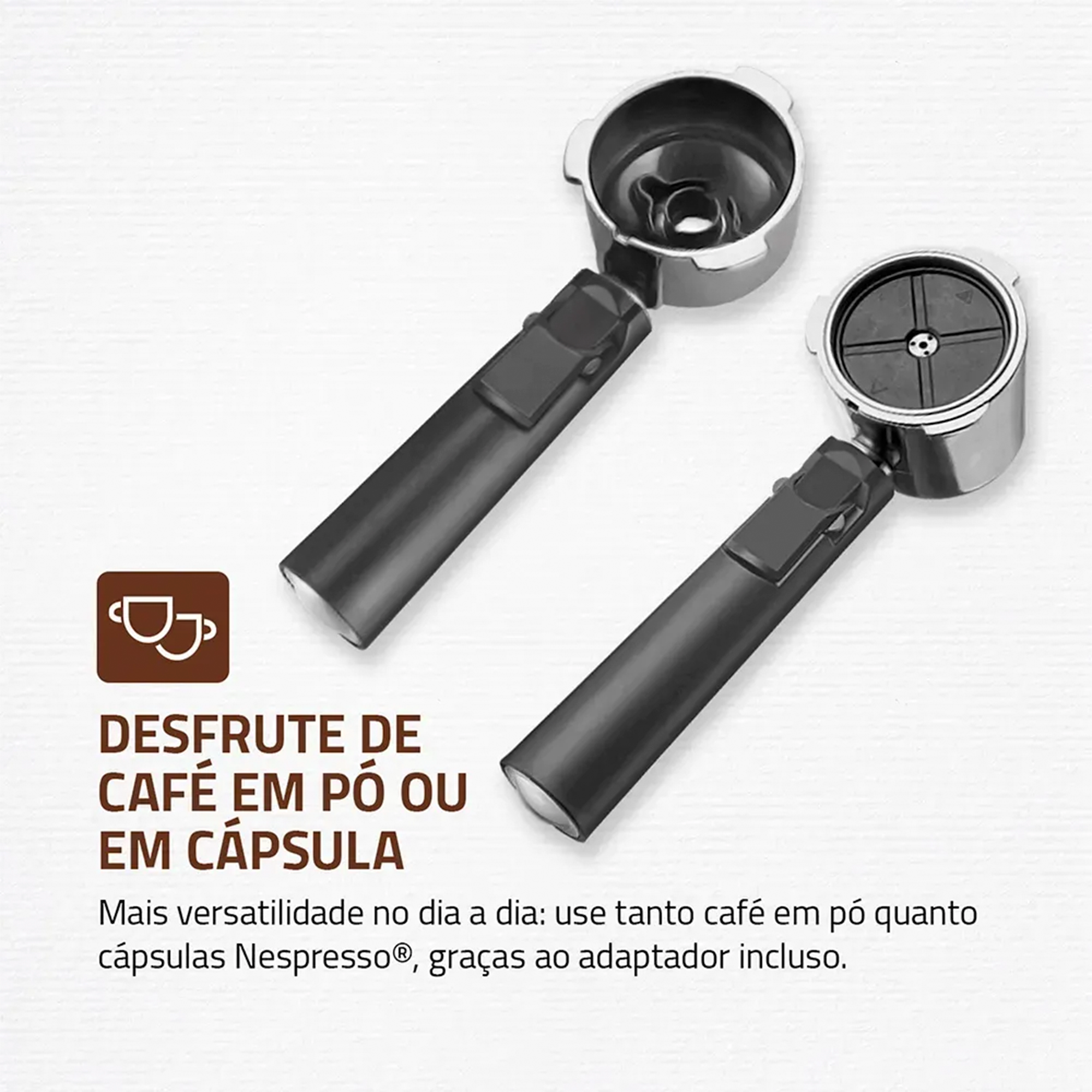 Cafeteira Espresso Mondial Dolce Crema 20 Bar Inox 1200w
