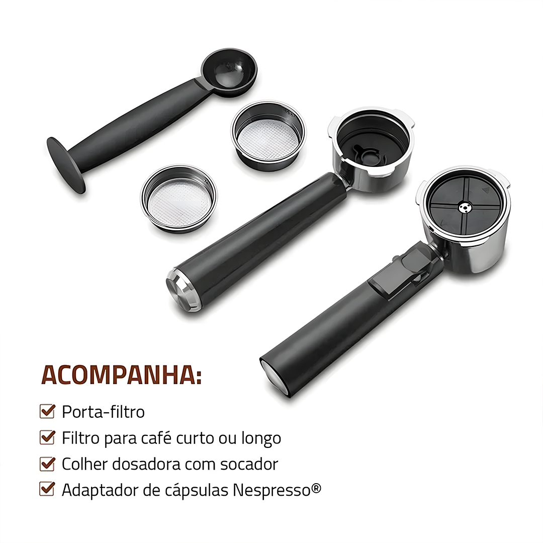 Cafeteira Espresso Automática Mondial CCL-01-20 Touch 1250W