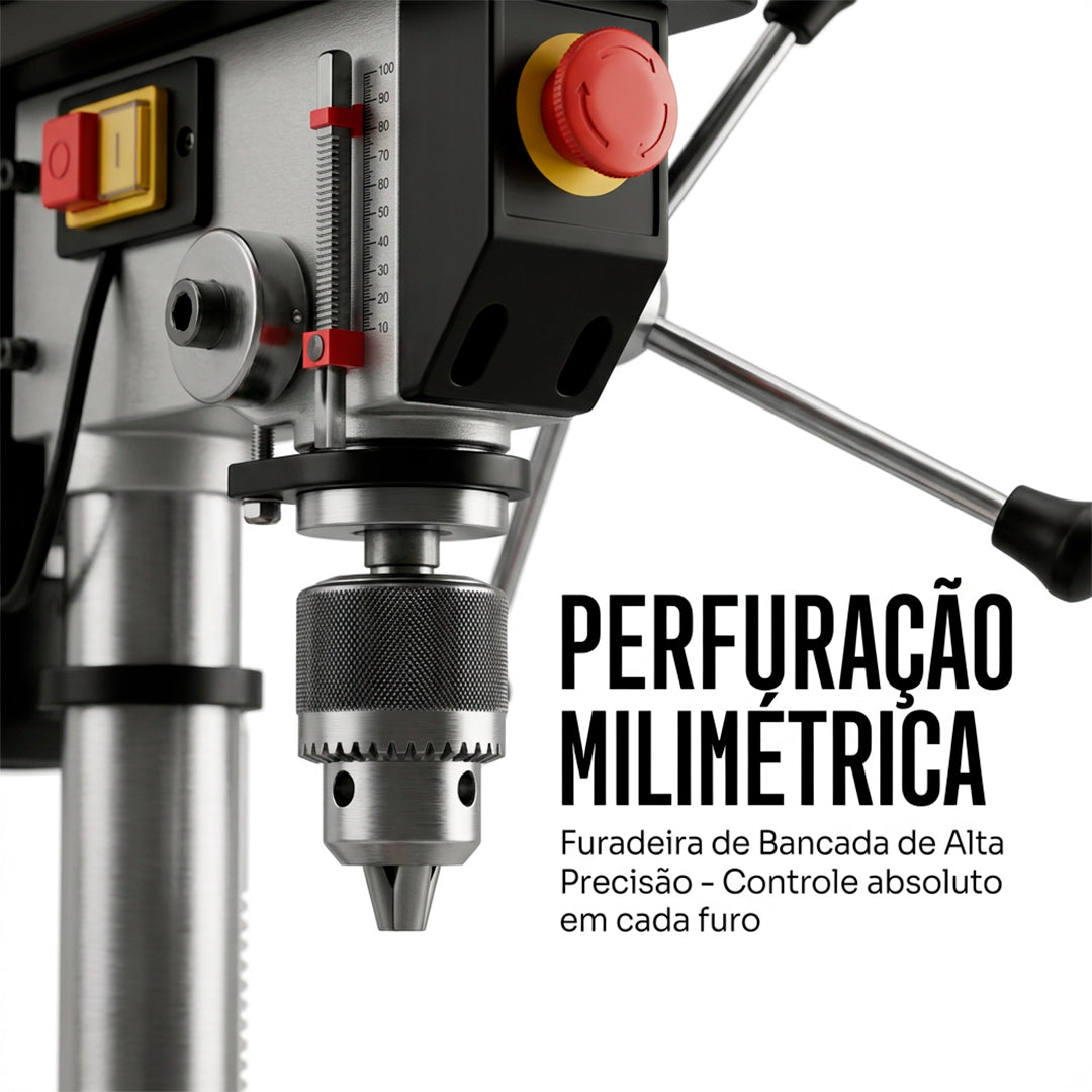 Furadeira de Bancada Schulz FSB13P PRATIKA 1/2” 50mm 4P 250W
