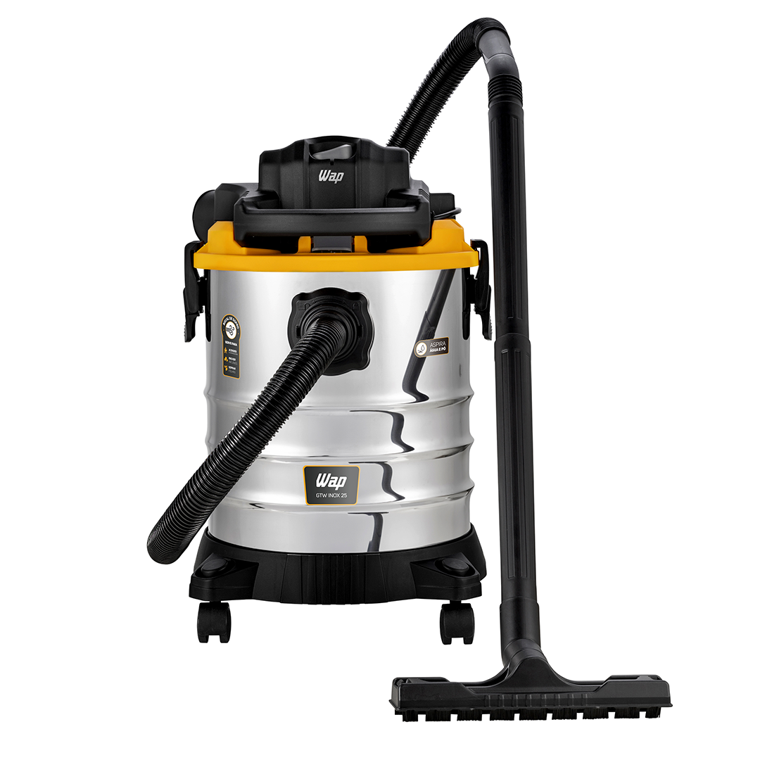 Aspirador de Pó e Água Wap GTW INOX 25 Filtro Lavável 2000W