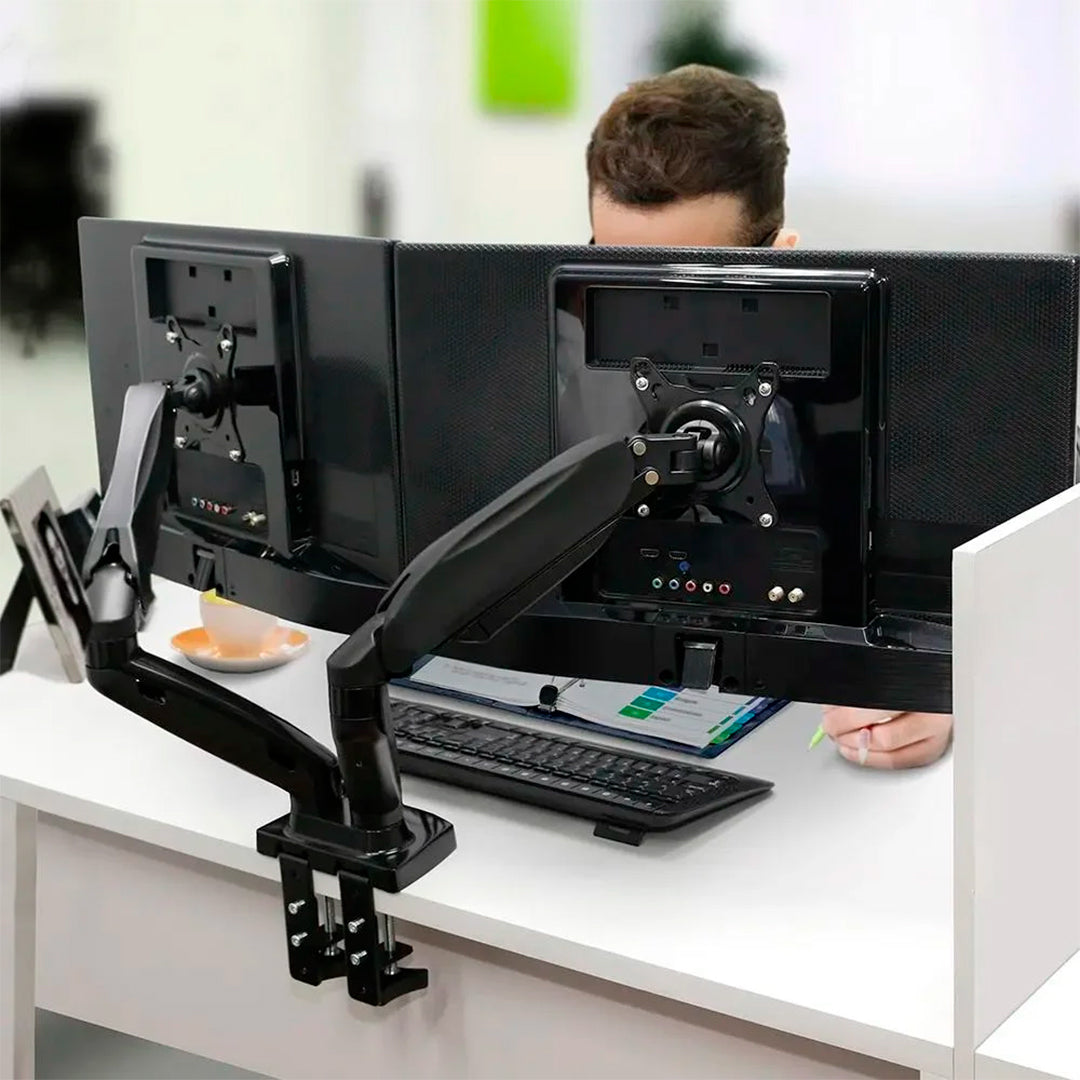 Suporte Ergonômico Articulado de Mesa ELG F160N 17” á 35”