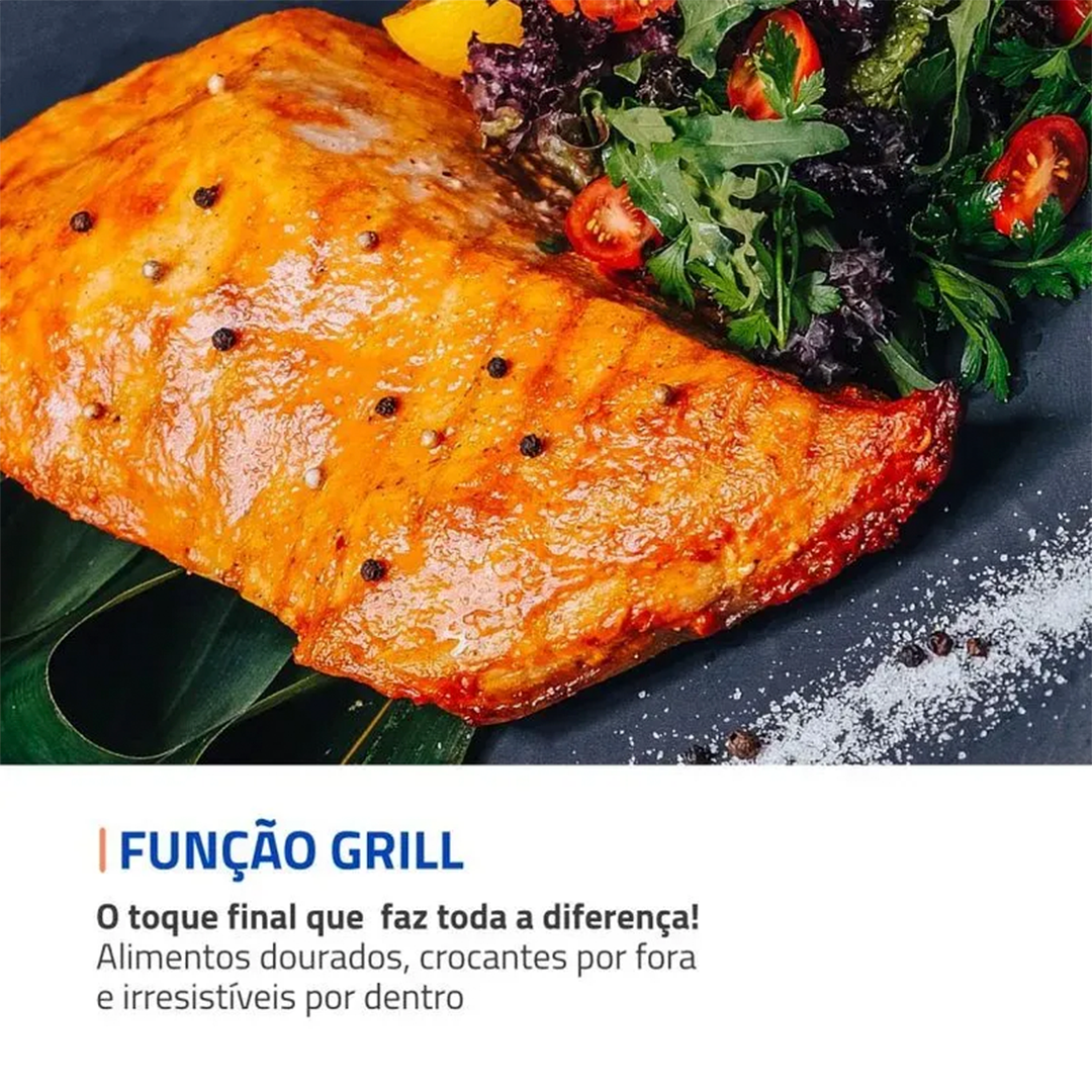Forno Elétrico Mondial Grand Family II 52L FRN-52-W 1800W