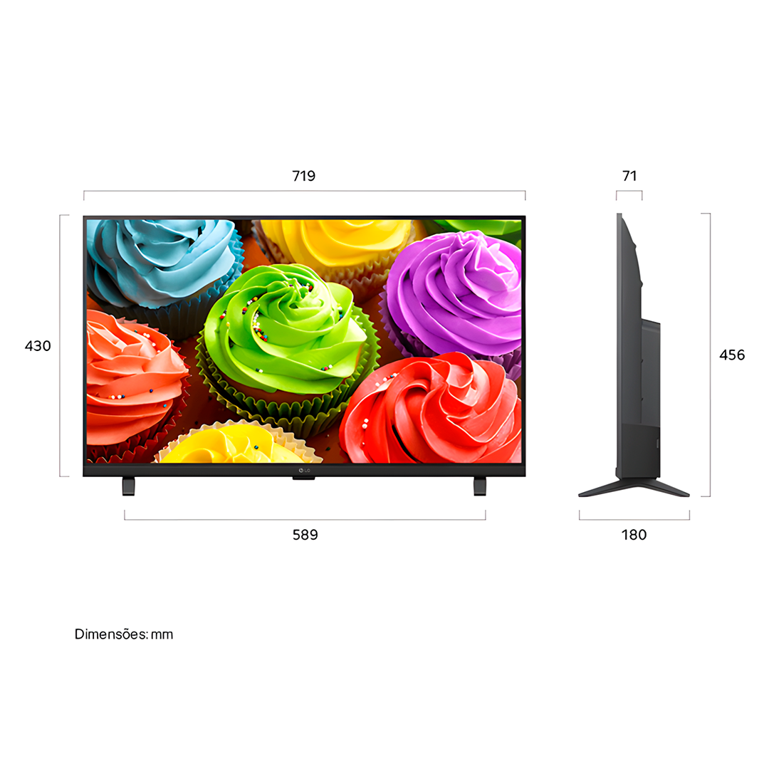 Smart Tv LG 32LB650BPSA 32” LCD HD Alpha 5 AI Gen9 HDR10 Pro