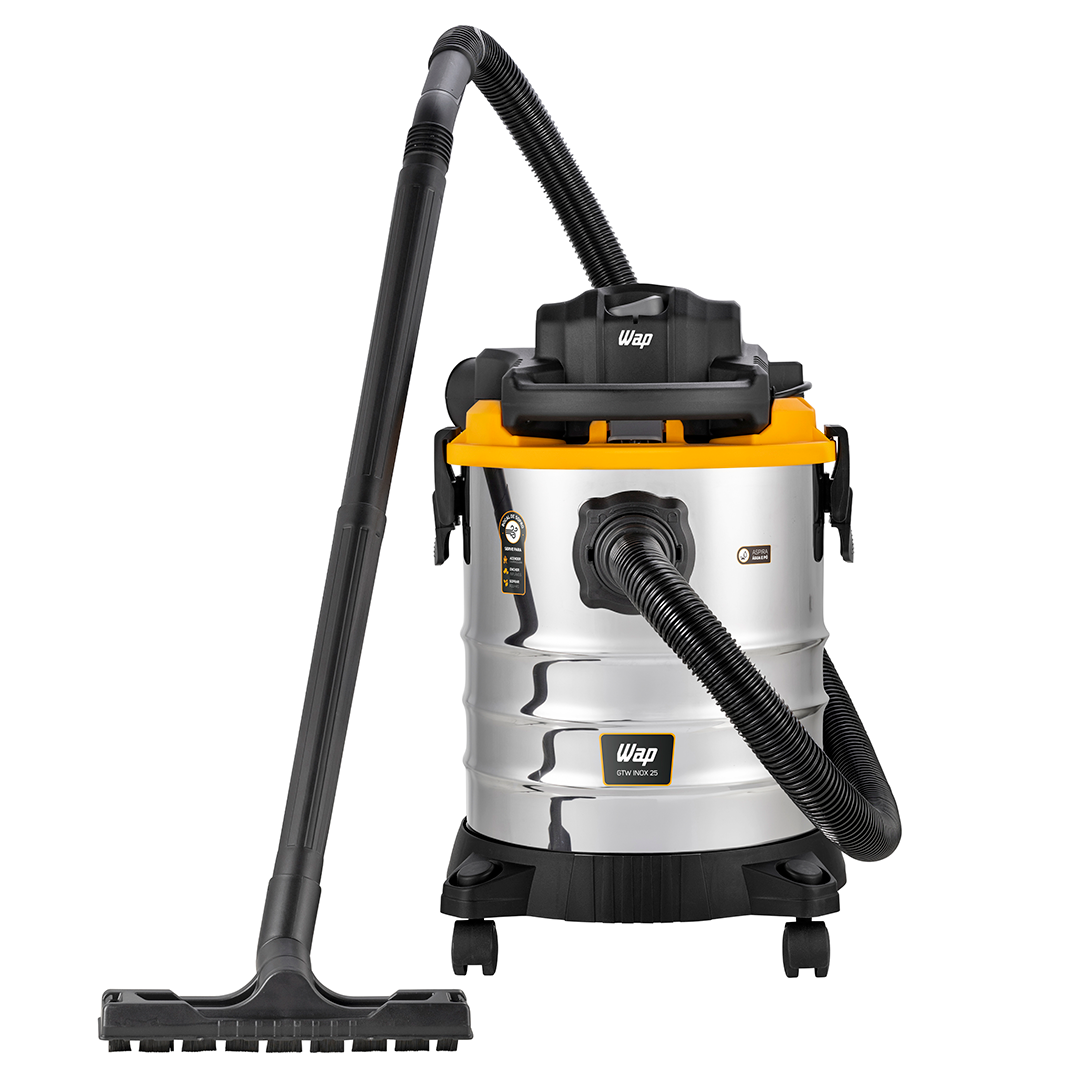 Aspirador de Pó e Água Wap GTW INOX 25 Filtro Lavável 2000W