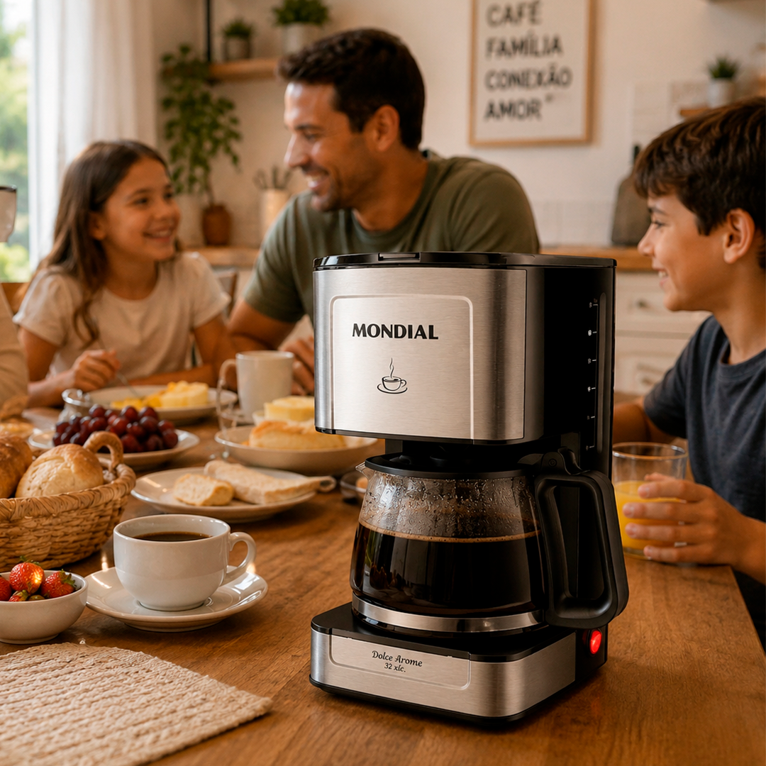 Cafeteira Elétrica Mondial Dolce Arome C-44-32X-SI 800W