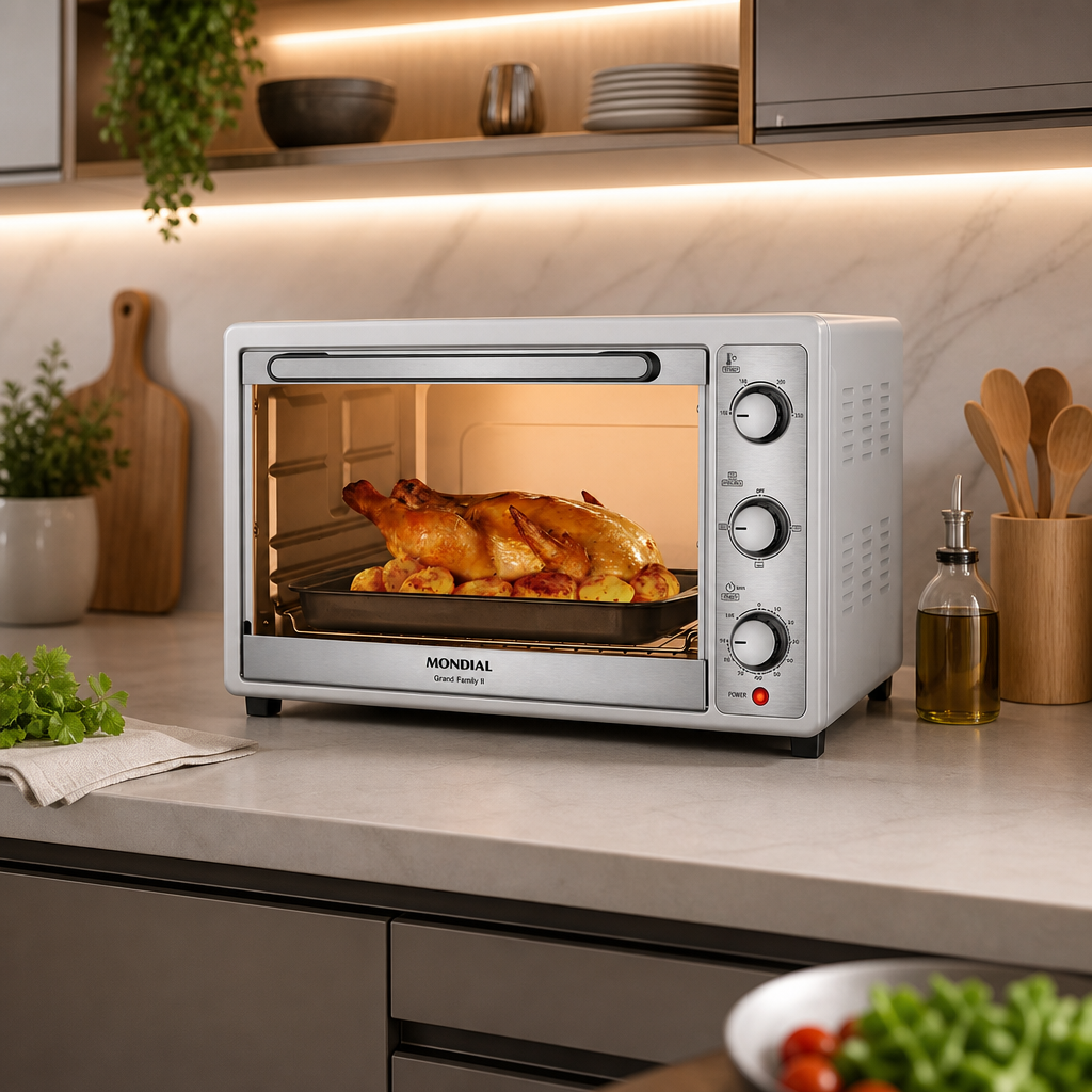 Forno 52l Mondial Branco - Elétrico - Grand Family Ii - 110v - Frn-52-wi