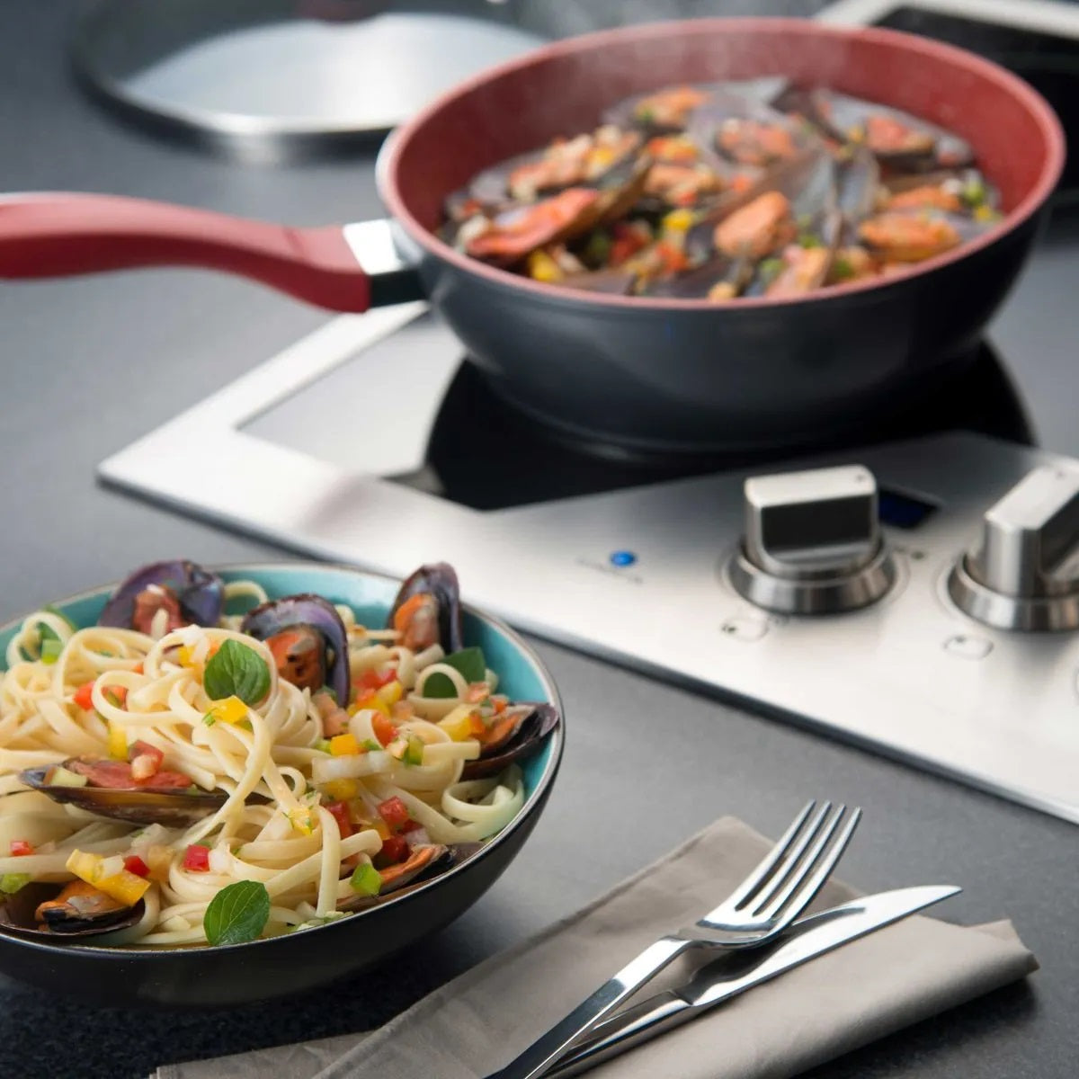 Panela Polishop Day by Day Antiaderente 2,7L Cabo Fixo 24cm