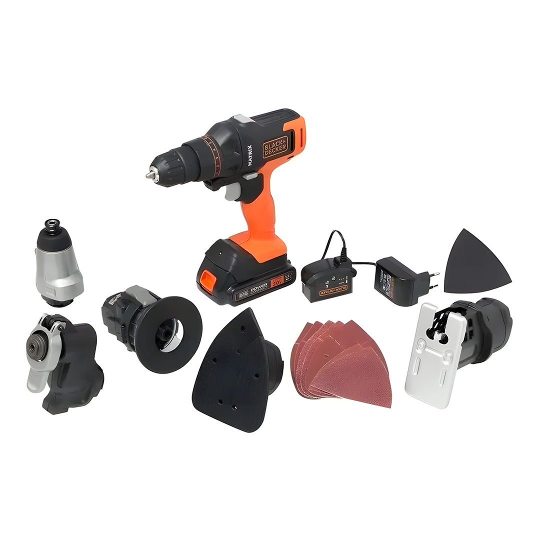 Jogo De Ferramentas Black+decker Mtx20k6a-br 6 Em 1 Bivolt