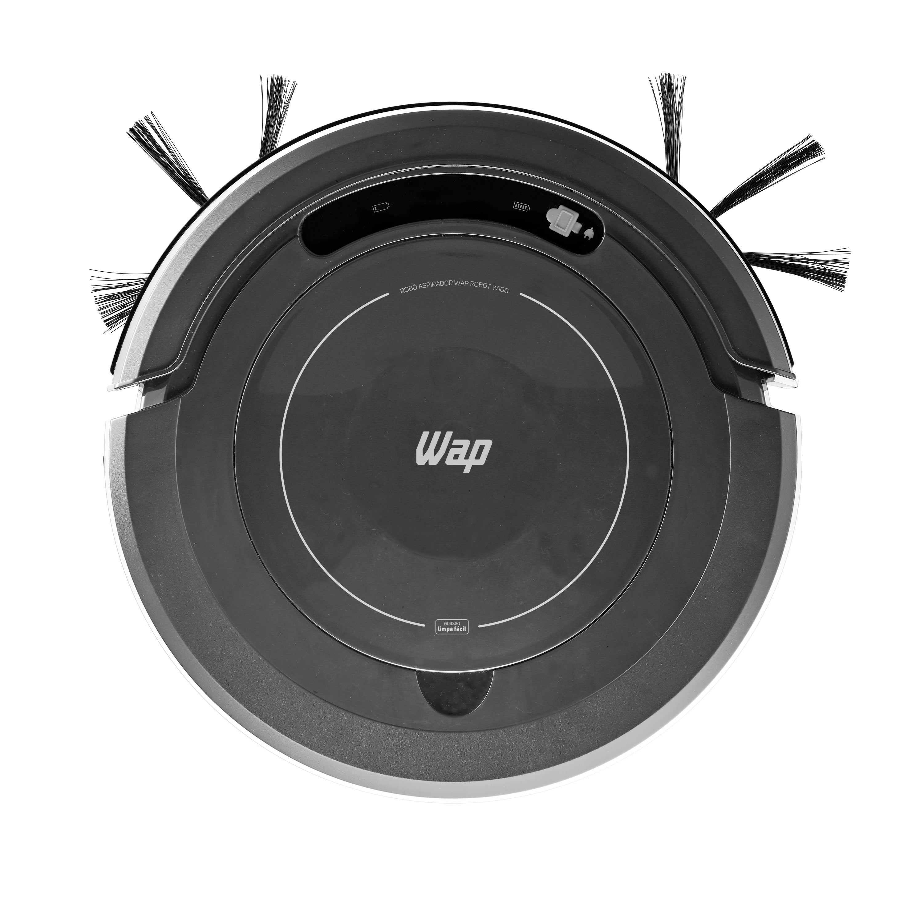 Aspirador de Pó Robot WAP W100c Automatico 3 em 1 30W