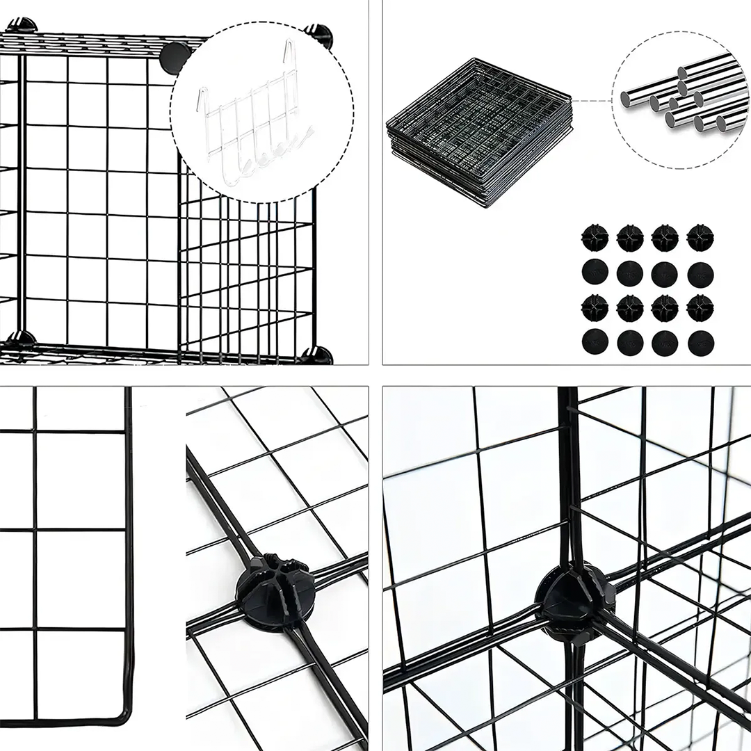 Estante Organizadora Metal Decoteam DDR-015 Grade Resistente