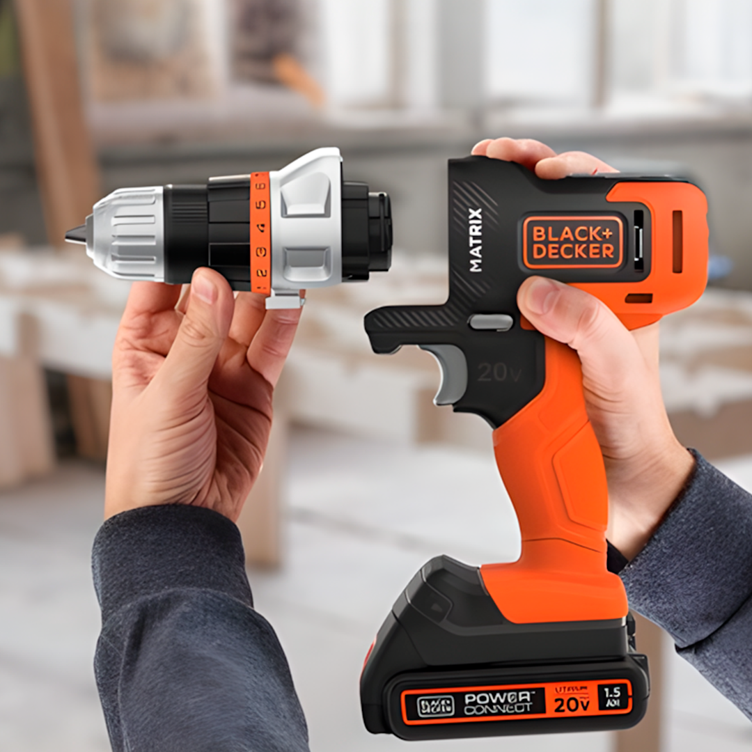 Jogo De Ferramentas Black+decker Mtx20k6a-br 6 Em 1 Bivolt