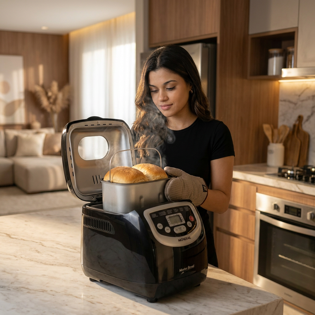 Panificadora Mondial Master Bread 19 Programas Digital 700W