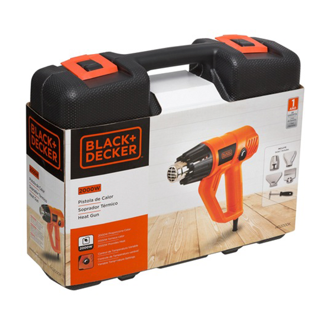 Kit Soprador Térmico Black+Decker HG2000K-BR 2 Temperaturas