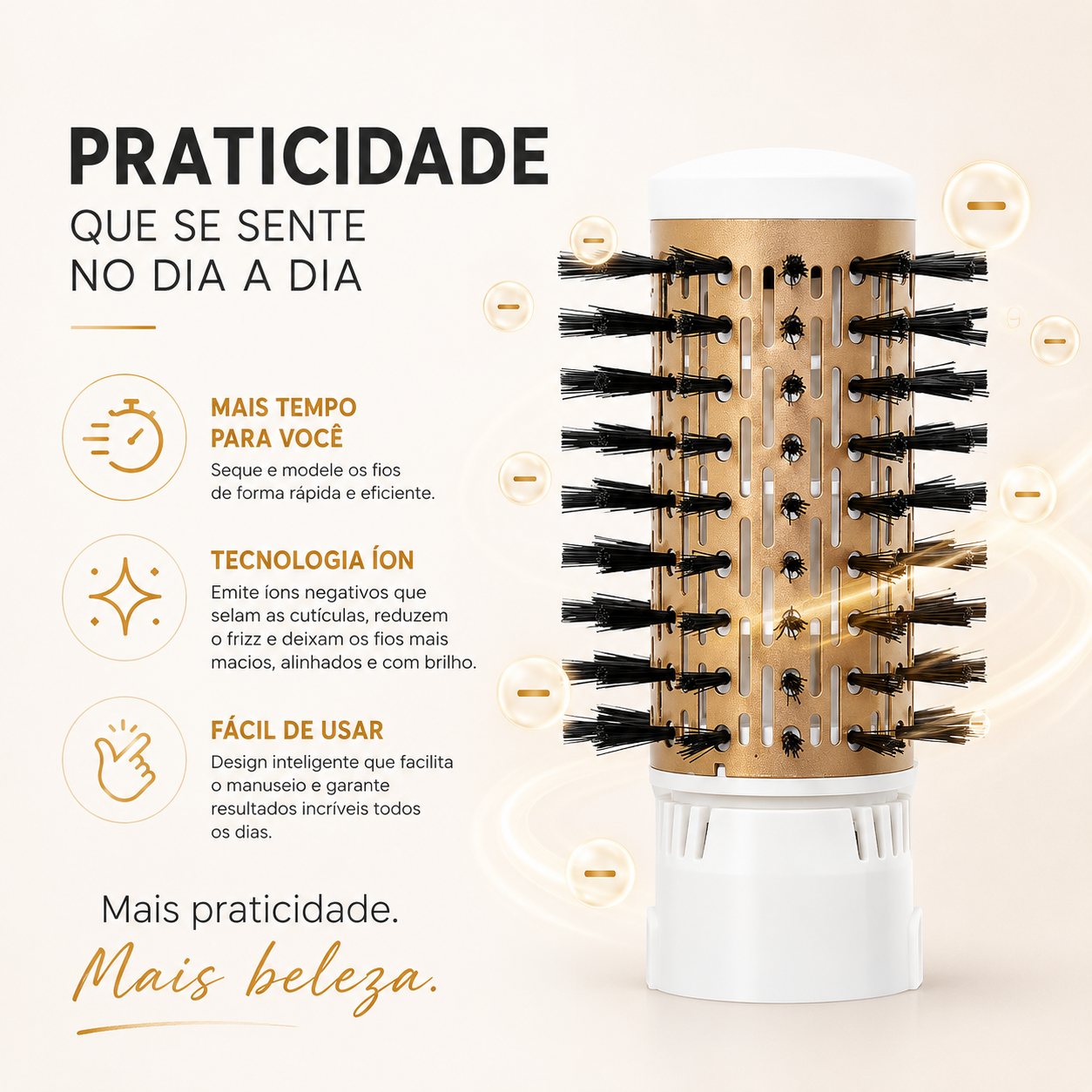 Escova Rotativa Lizz GOLD BRUSH TT1000A/TT1000B 1300W