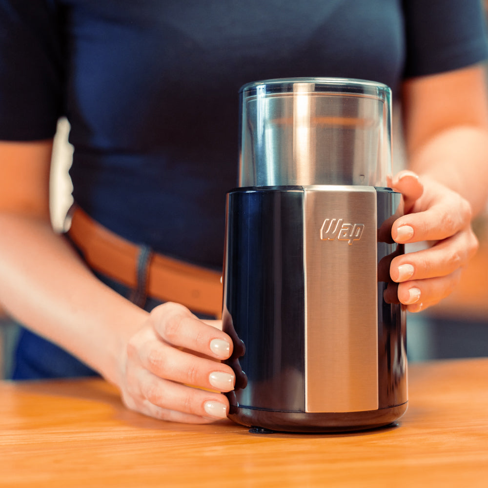 Moedor Café Wap Aroma Wmc200 Grãos Inox Prático Rápido 200W