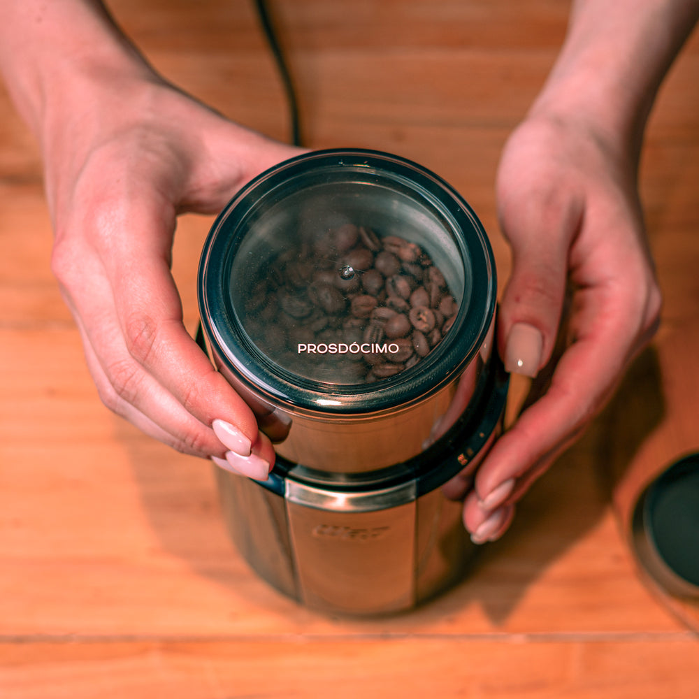 Moedor Café Wap Aroma Wmc200 Grãos Inox Prático Rápido 200W