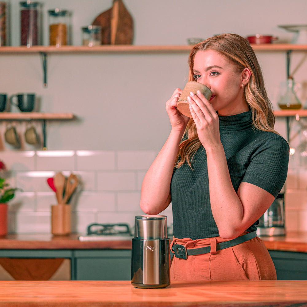 Moedor Café Wap Aroma Wmc200 Grãos Inox Prático Rápido 200W