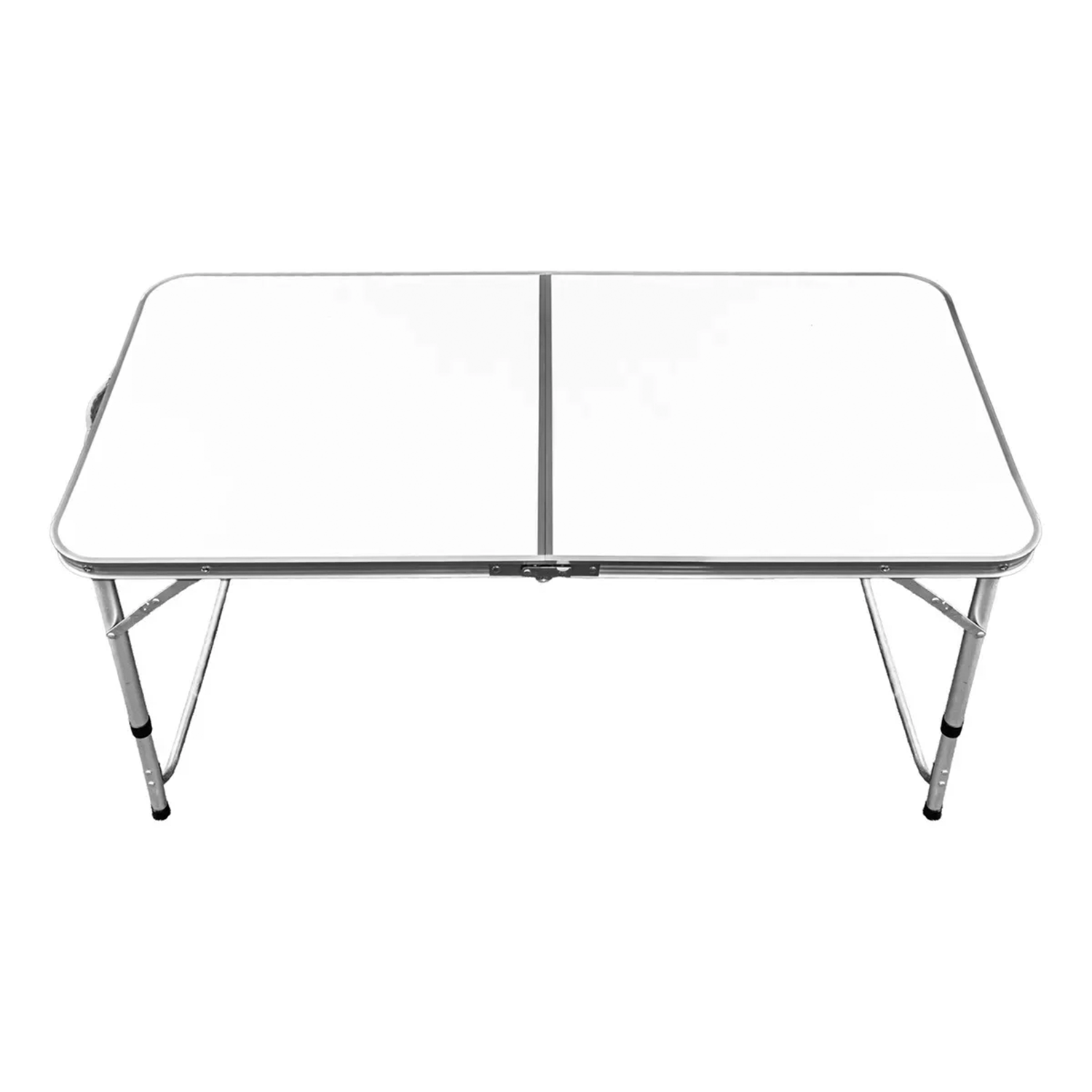 Mesa Retangular Dobrável Multiuso Metálico de Camping 120cm