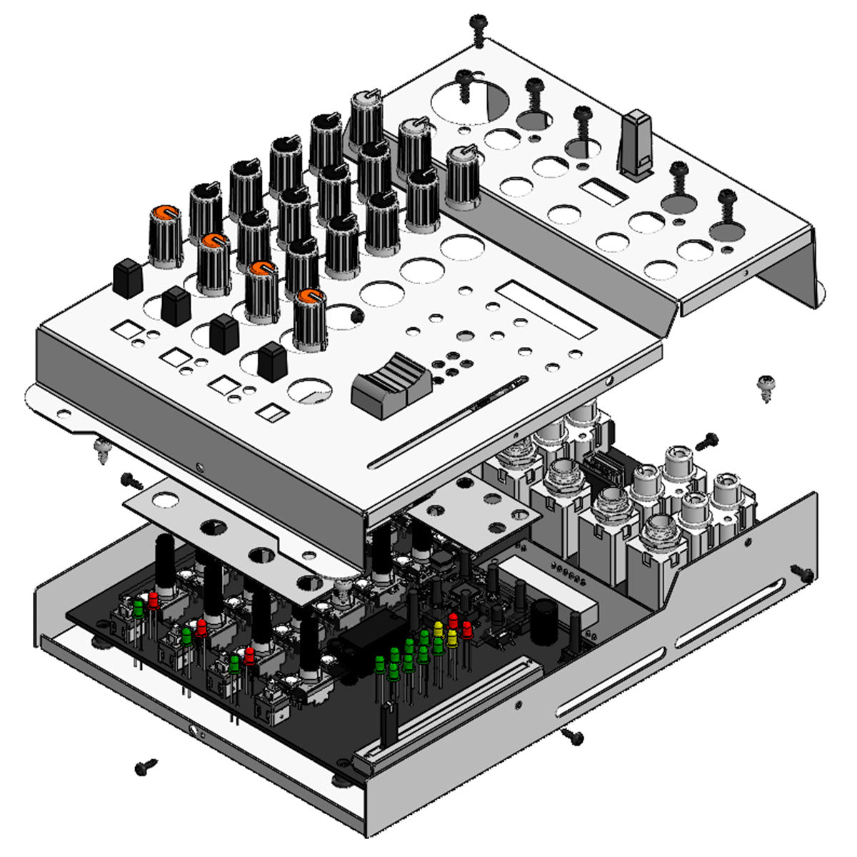 Mesa De Som Taramps T0302 Player 3 Canais 2 Saídas 12v Rgb