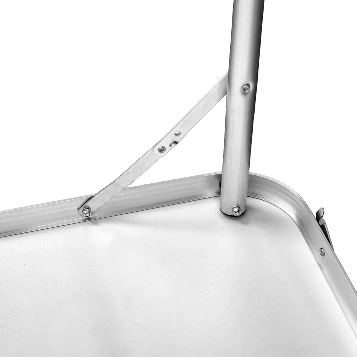 Mesa Retangular Dobrável Multiuso Metálico de Camping 120cm