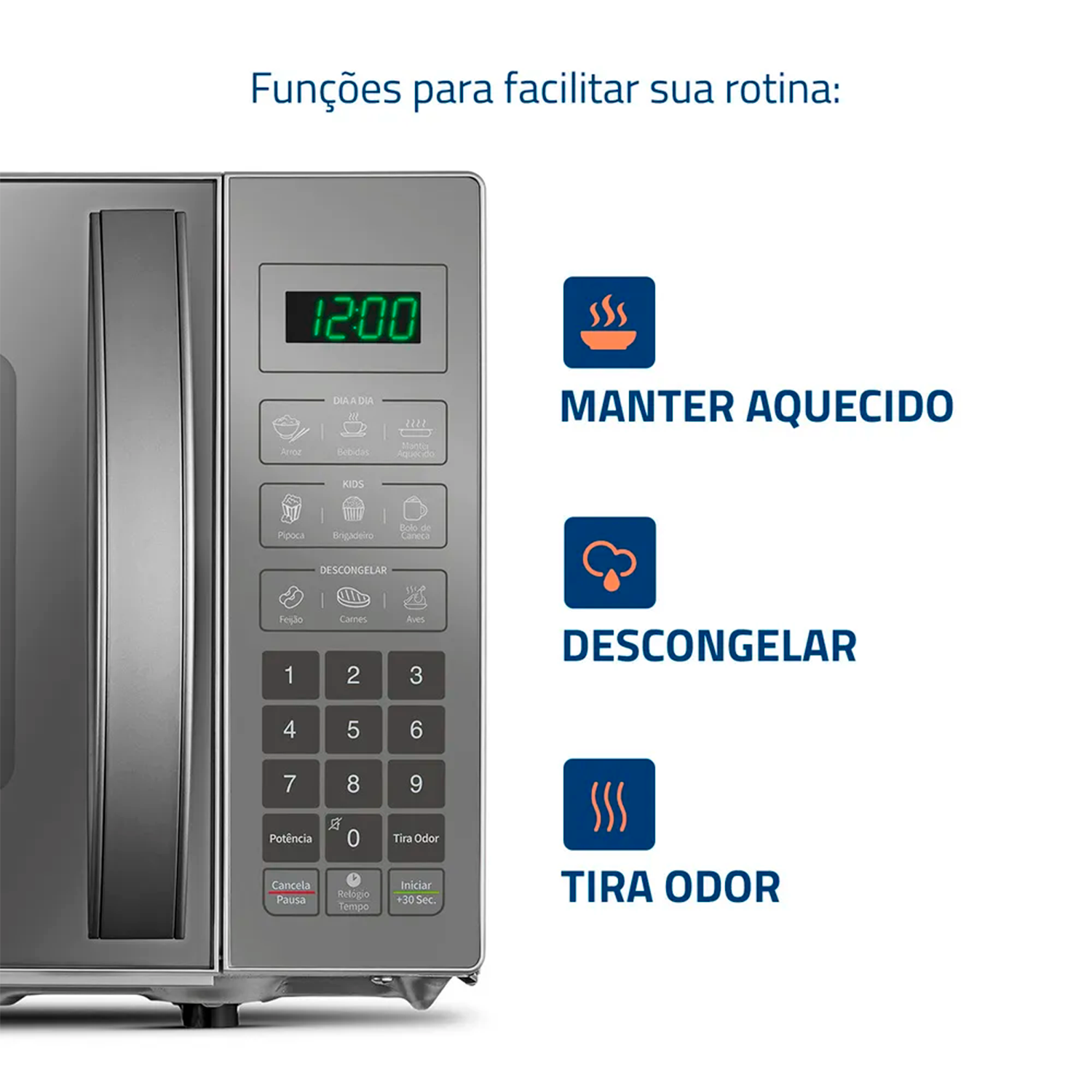 Micro-ondas Mondial Mo-01-21-e 1200w 21 Litros