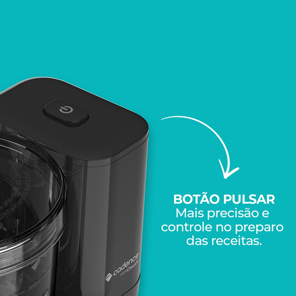 Mini Processador Cadence Mini Crush MPR530 Multiuso 70W