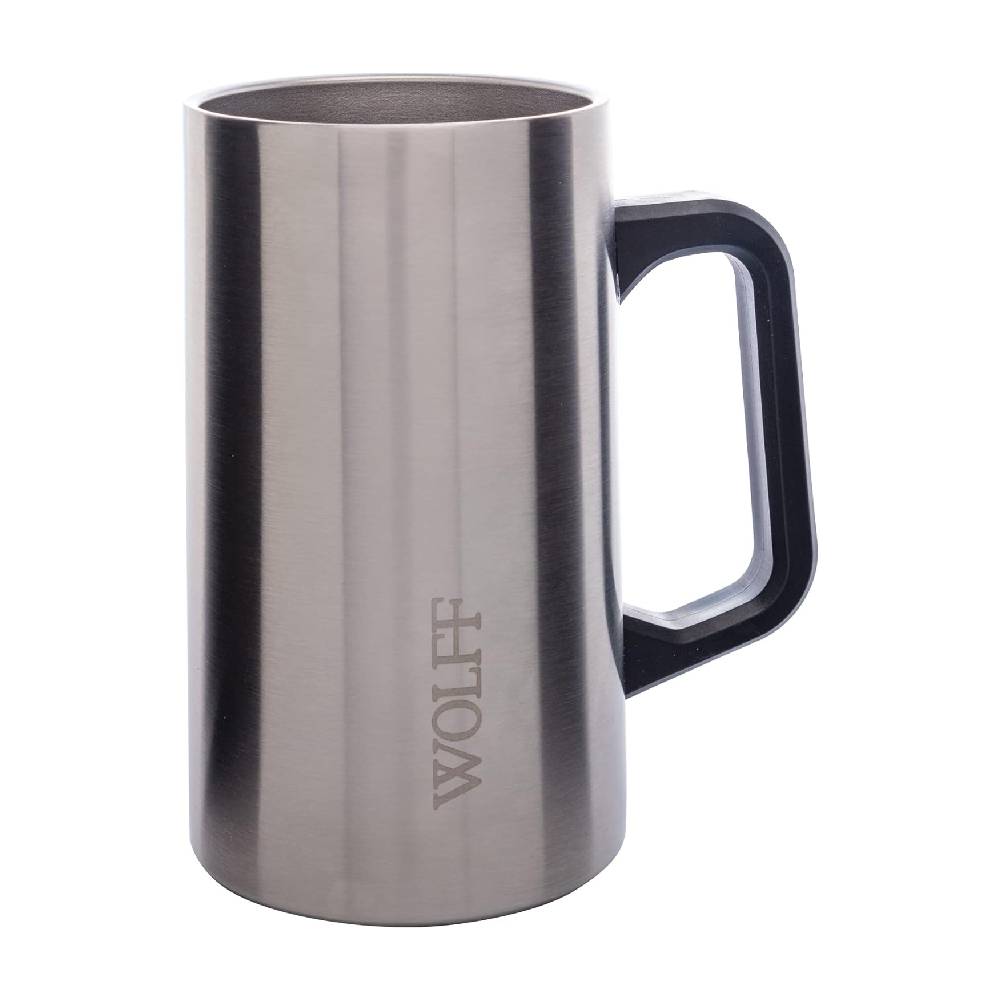 Caneca Termica Wolff Para Cerveja De Aço Inox 500 Ml