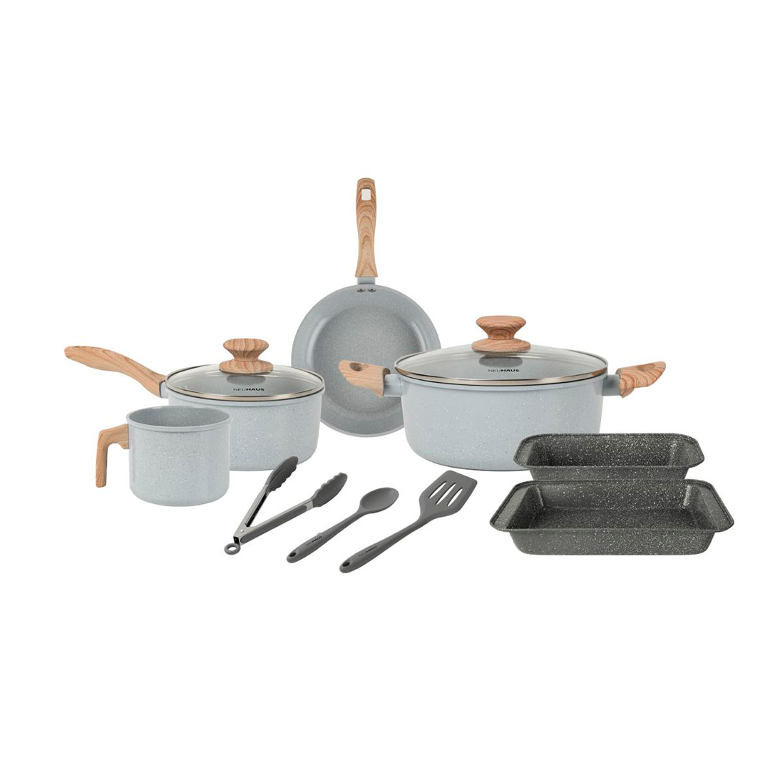 Conjunto Panelas Neuhaus 9 Peças Indução Smart Ceramic