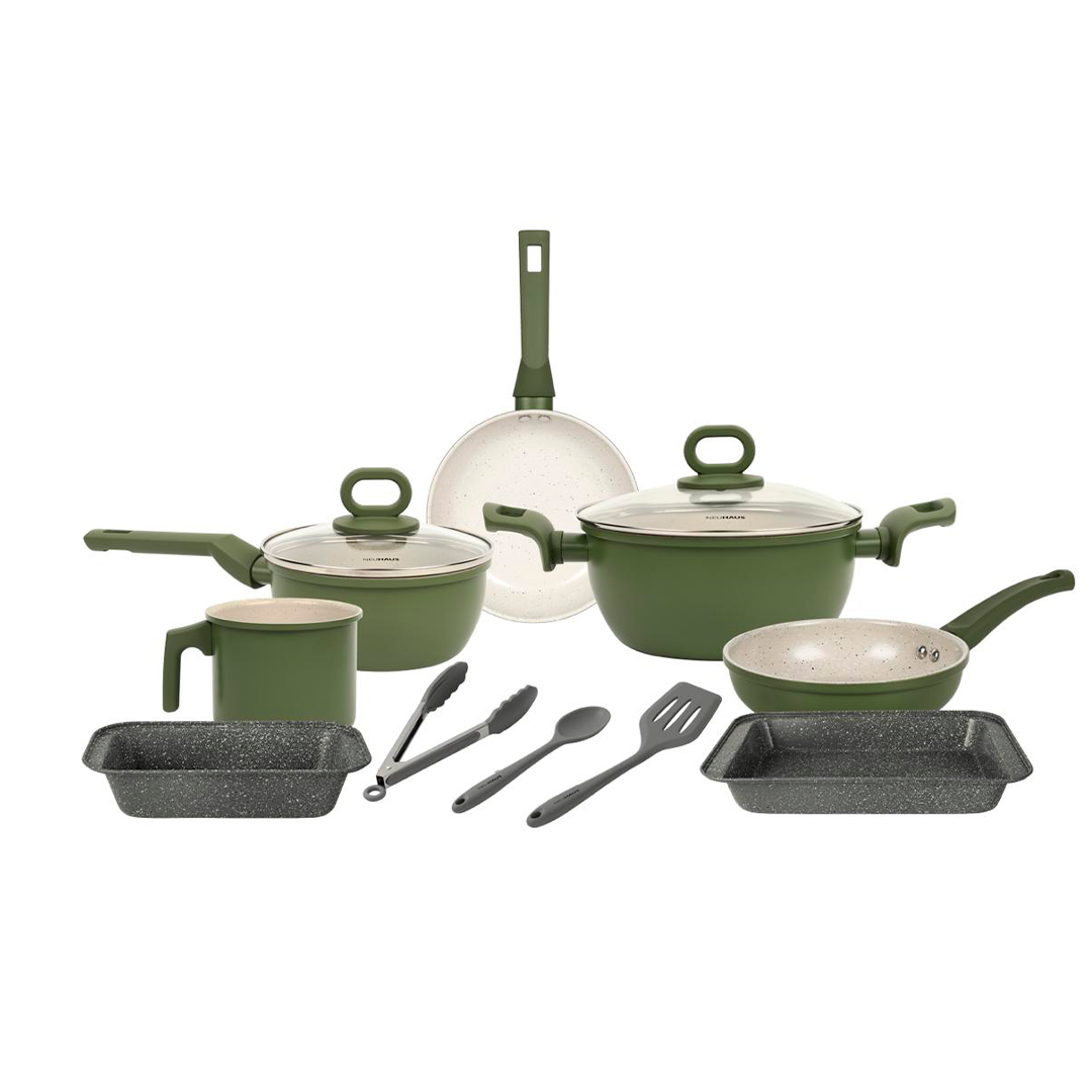 Conjunto Panelas Neuhaus 10 Peças Indução Smart Ceramic Slim