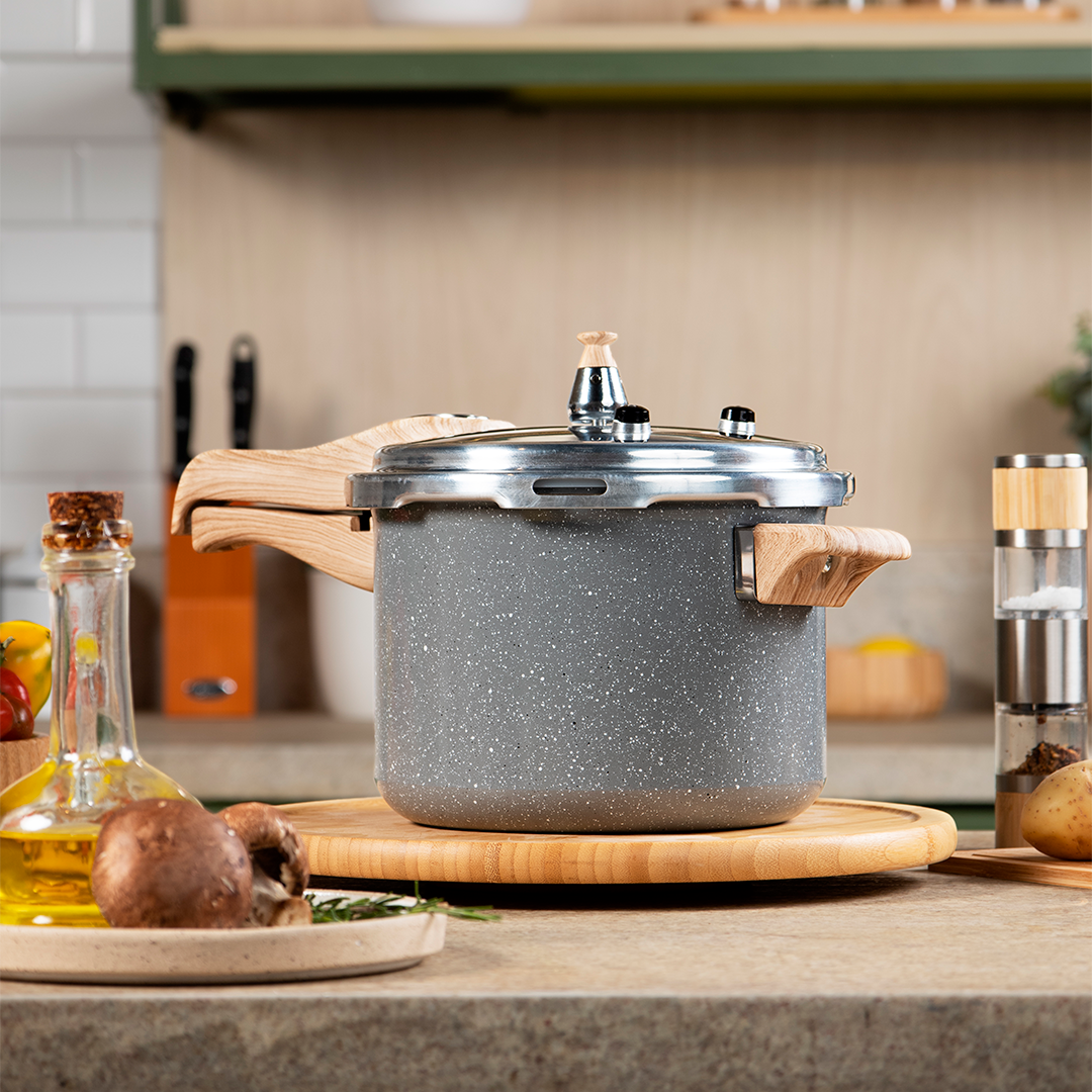 Panela Pressão Neuhaus 4.5l Indução Cerâmica Anti-aderente