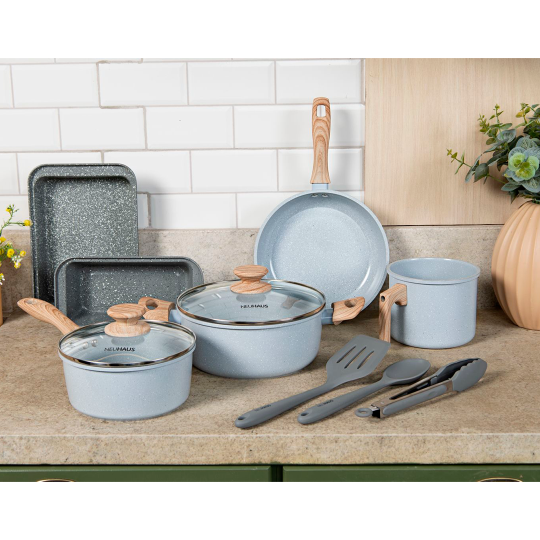 Conjunto Panelas Neuhaus 9 Peças Indução Smart Ceramic
