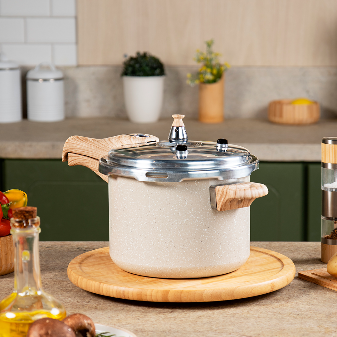 Panela Pressão Neuhaus 4.5l Indução Cerâmica Anti-aderente