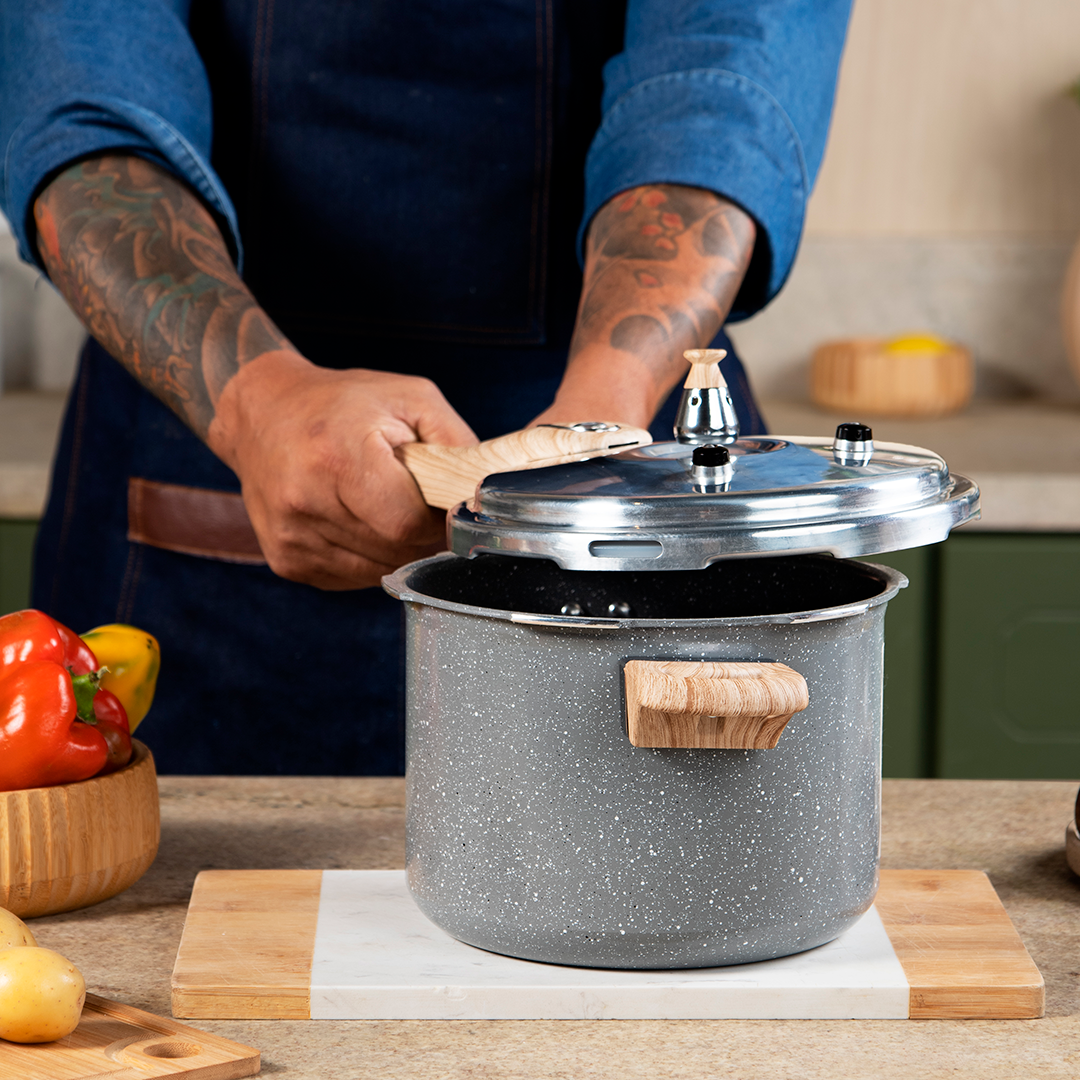 Panela Pressão Neuhaus 4.5l Indução Cerâmica Anti-aderente