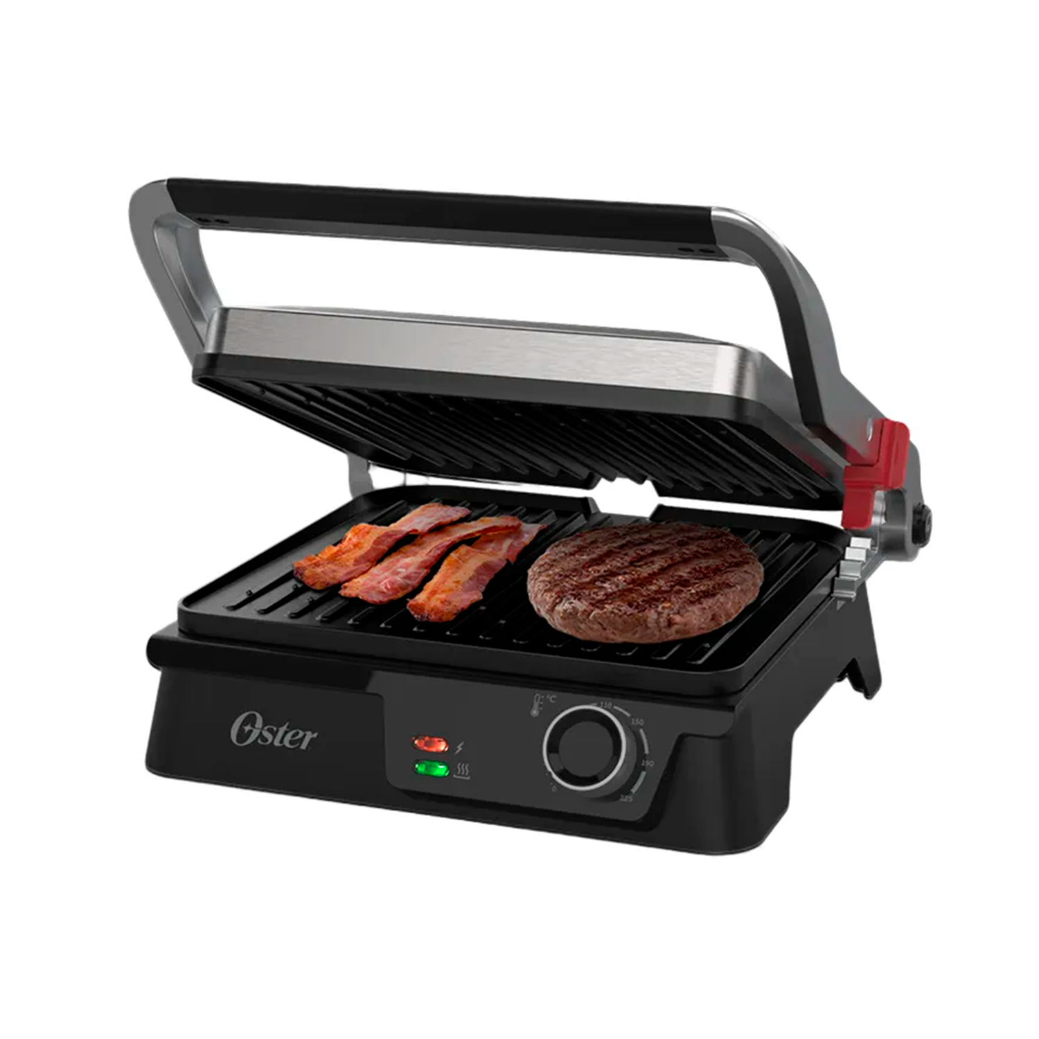 Grill Eletrico Multiuso Inox Oster 2 Em 1 Ogrl610 1200w