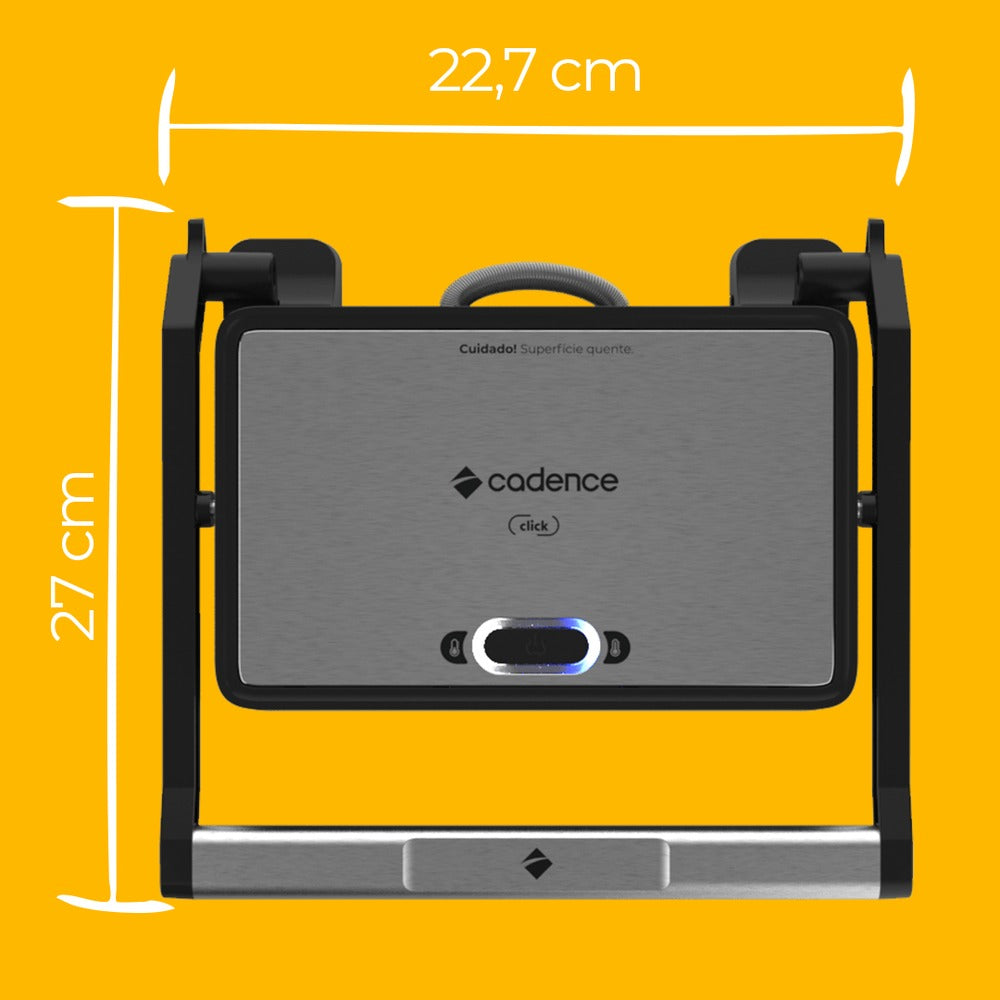 Sanduicheira Grill Cadence GRL200 Compacta Antiaderente 1200W