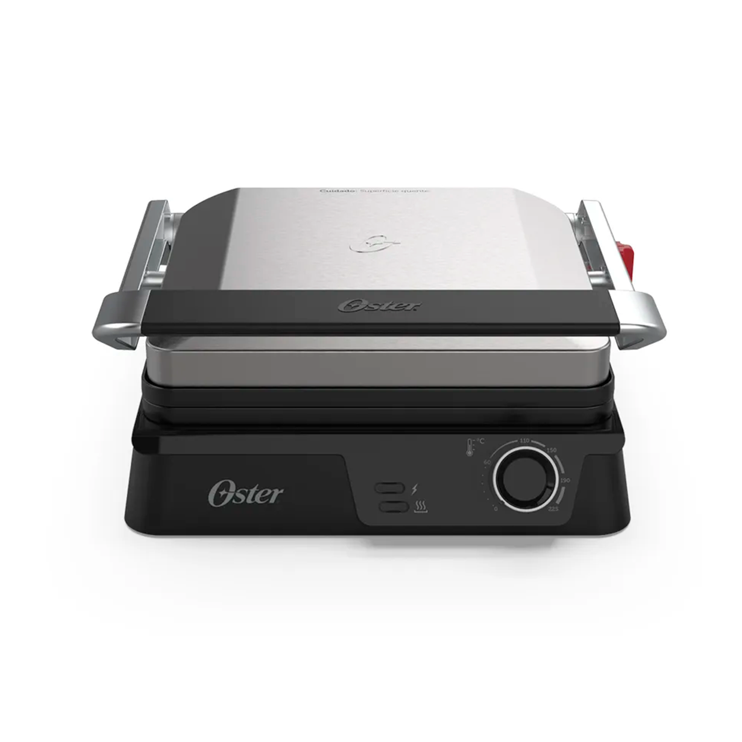 Grill Eletrico Multiuso Inox Oster 2 Em 1 Ogrl610 1200w