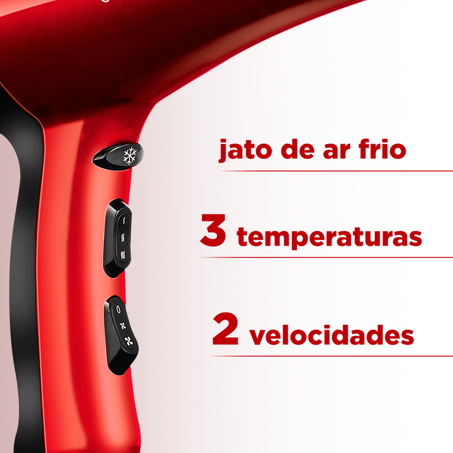 Secador De Cabelos Mondial Infinity 2500 Sc-12 Bivolt