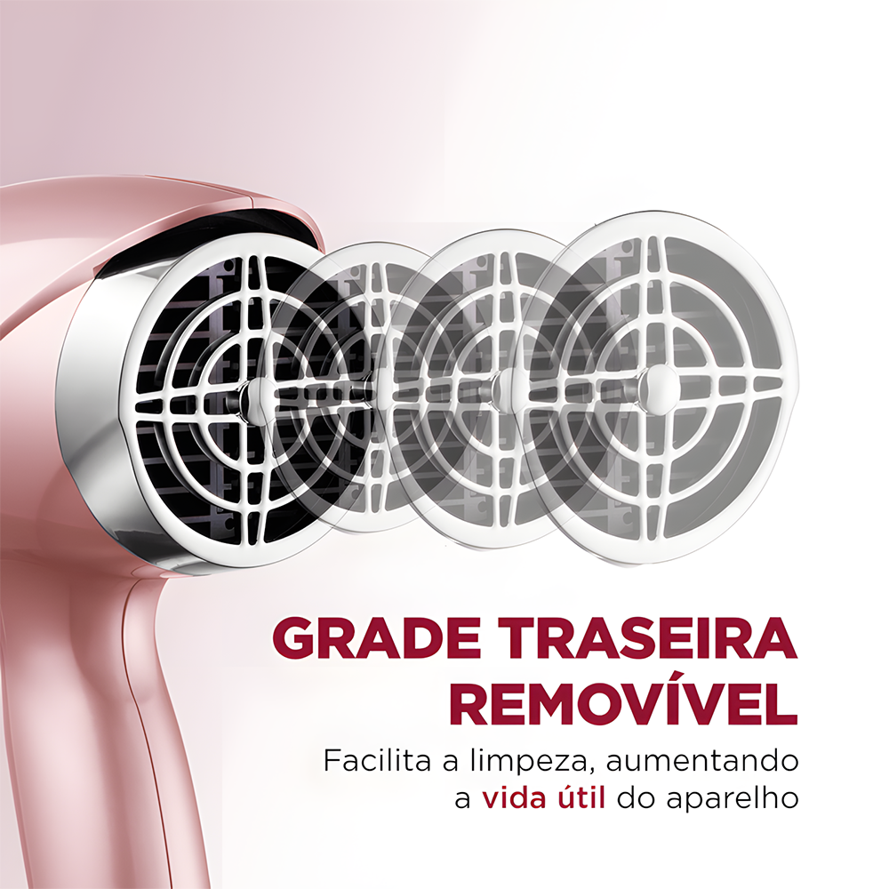 Secador de Cabelo Mondial Golden Rose SC-32-BI 22000W Bivolt
