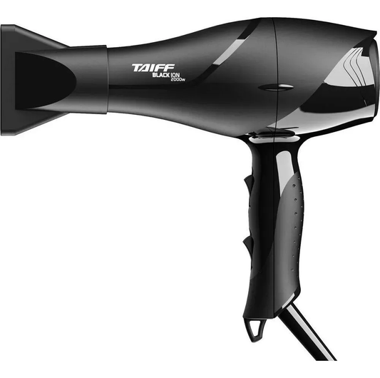 Secador De Cabelo Profissional Taiff Black Ion 2000w 110v Preto