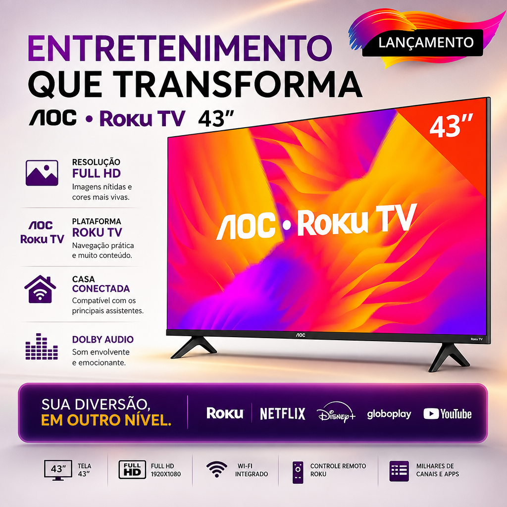 Smart TV AOC 43