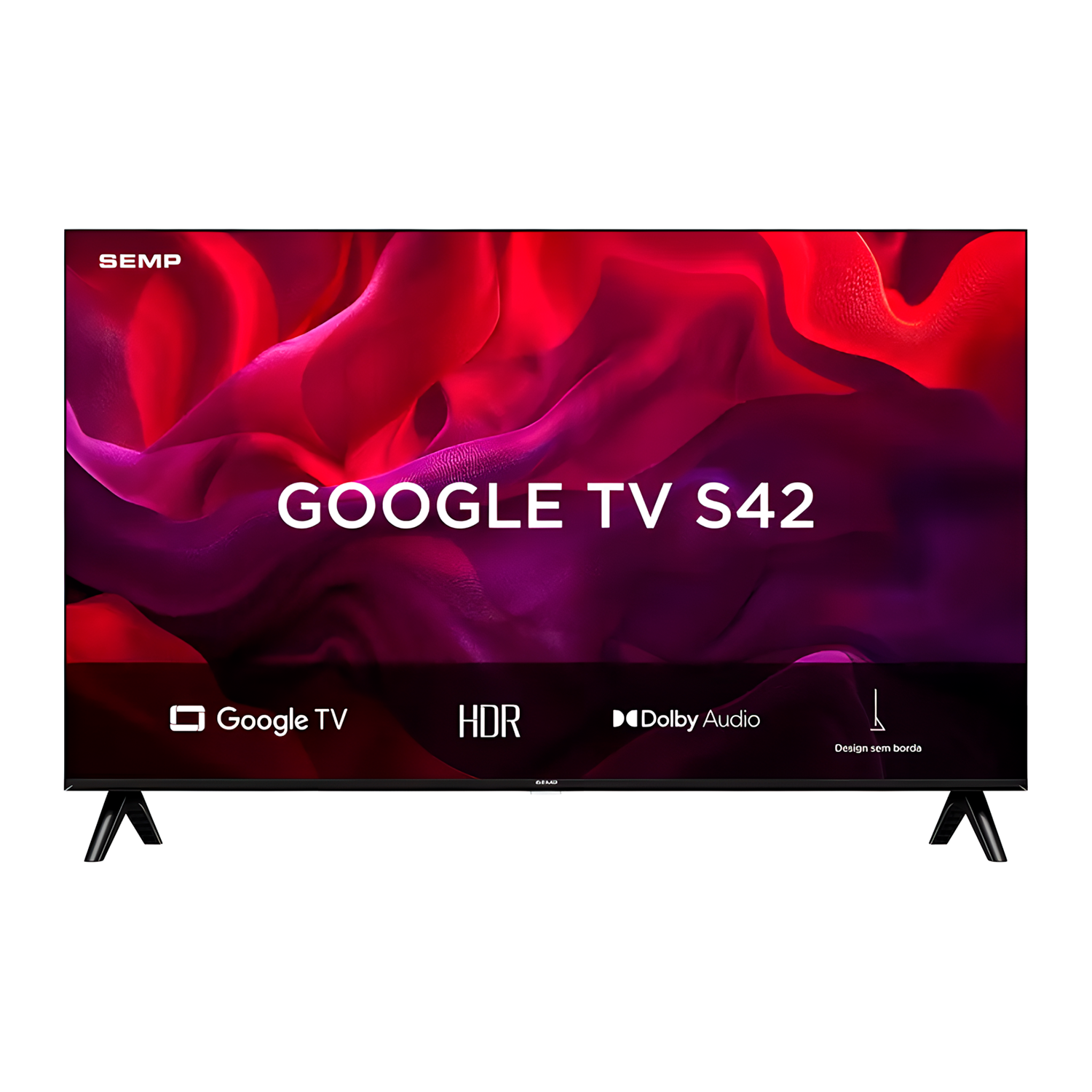 Smart Tv Semp 43S42 43” Led FHD Google Tv Dolby Audio 60Hz
