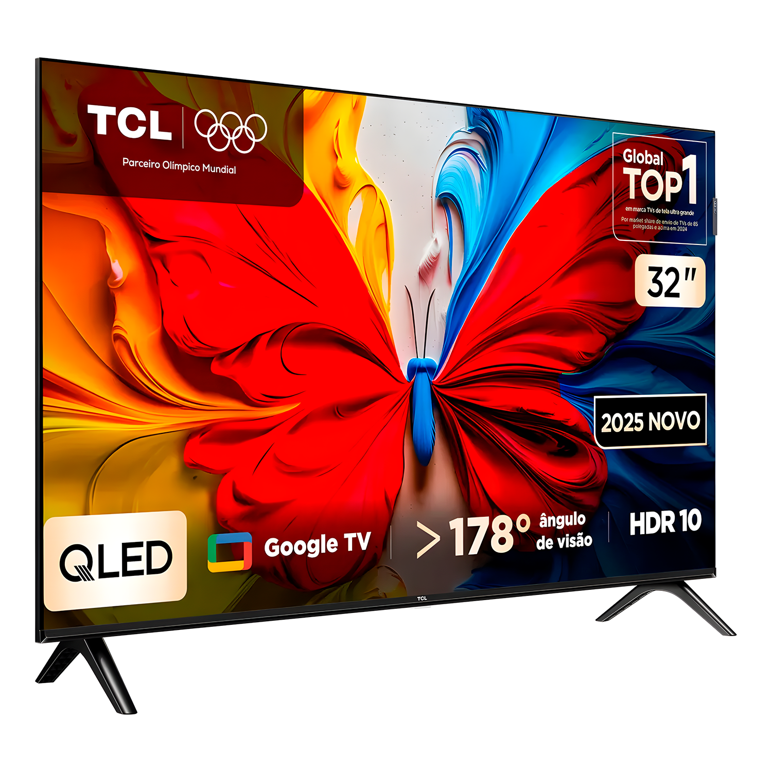 Smart TV 32 TCL QLED Android Wi-Fi Bluetooth 32S5K