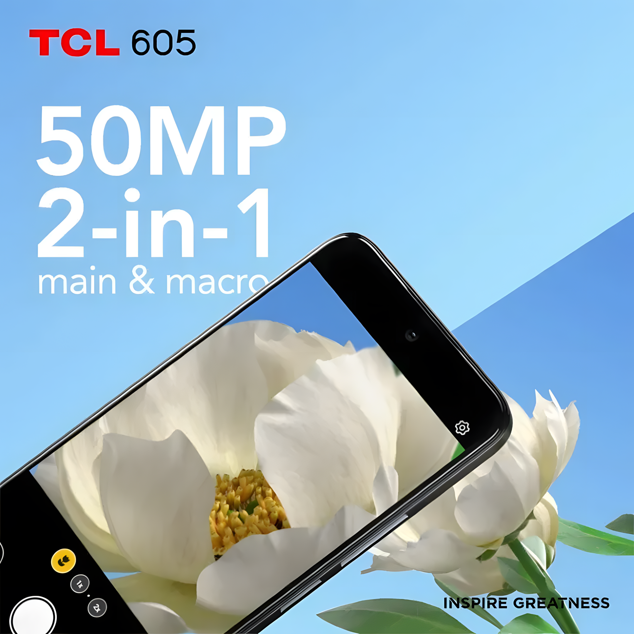 Smartphone TCL 605 T517D 4G 4GB Ram 128GB  Camera Dupla Tela 6.7