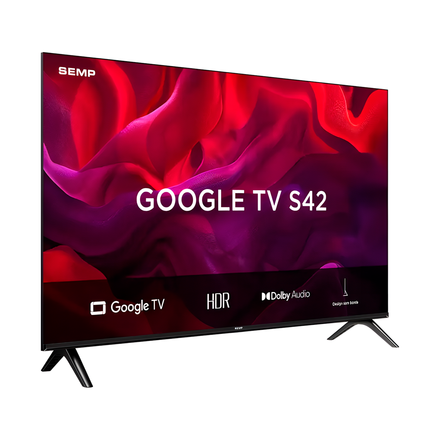 Smart Tv Semp 43S42 43” Led FHD Google Tv Dolby Audio 60Hz