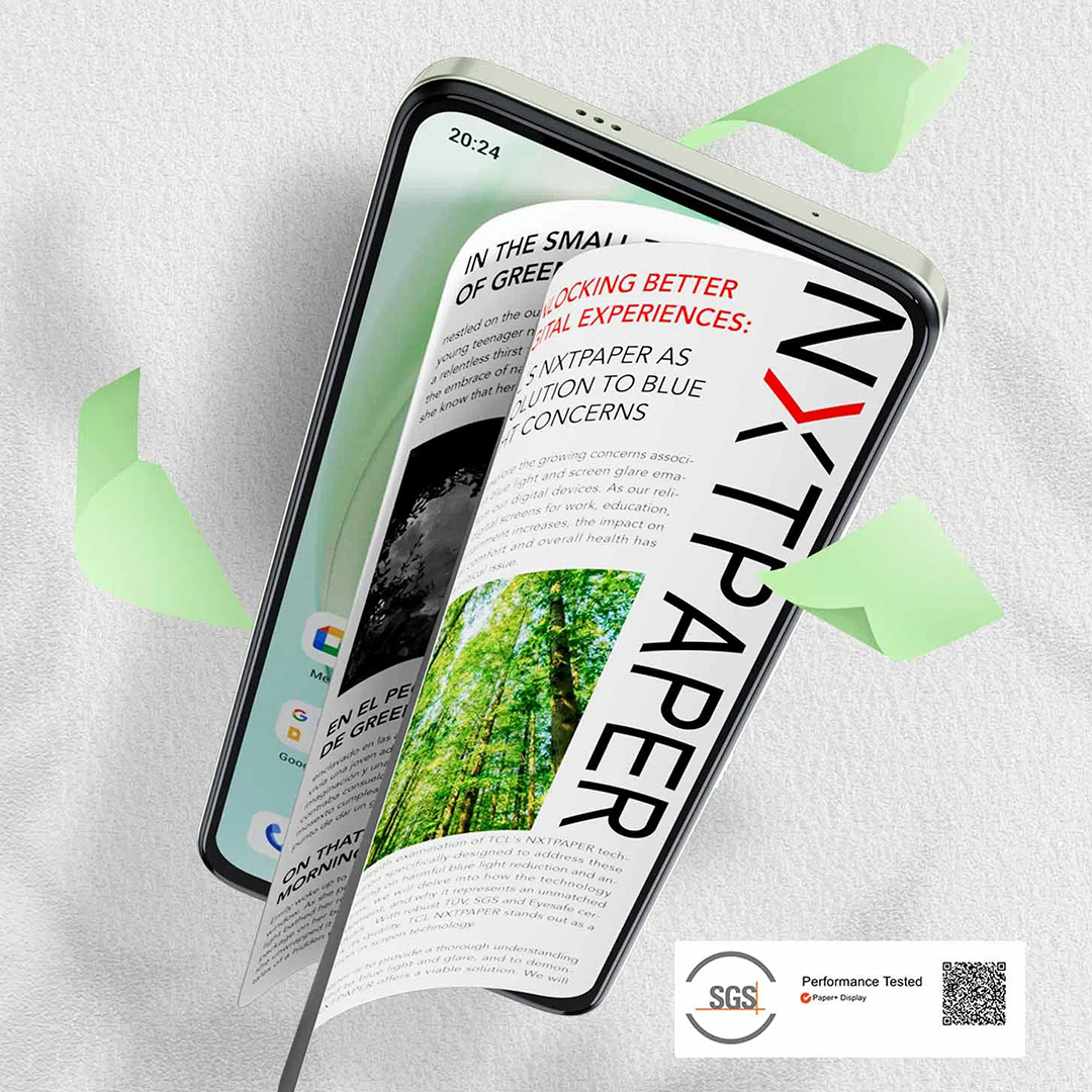 Smartphone TCL 60SE T521D 5G Nxtpaper 8GB Ram 256GB Tela 6.7