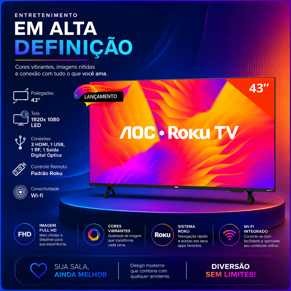 Smart TV AOC 43