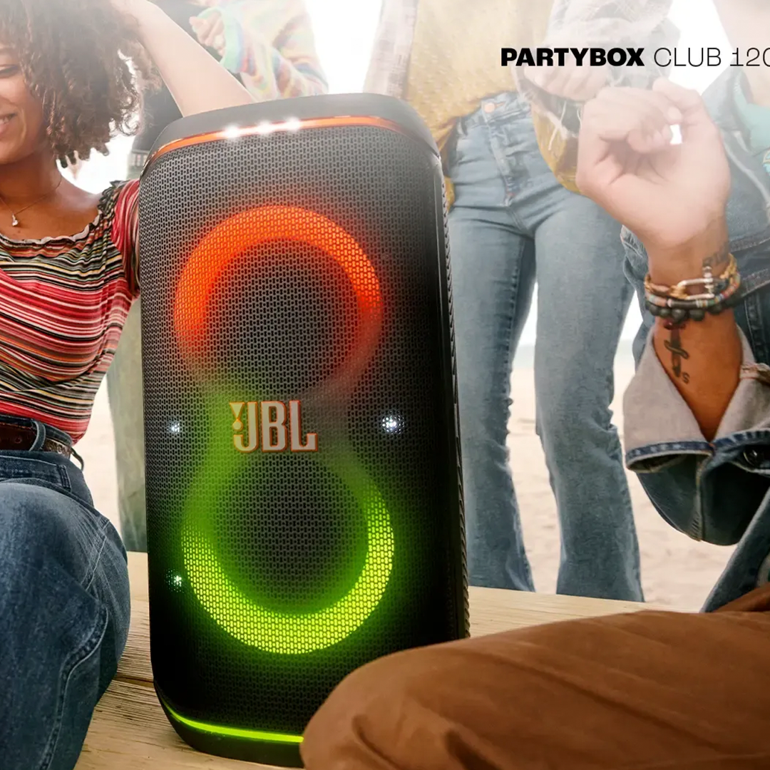 Caixa Amplificada JBL Party Box Club 120 Bluetooth Led 160W – Loi